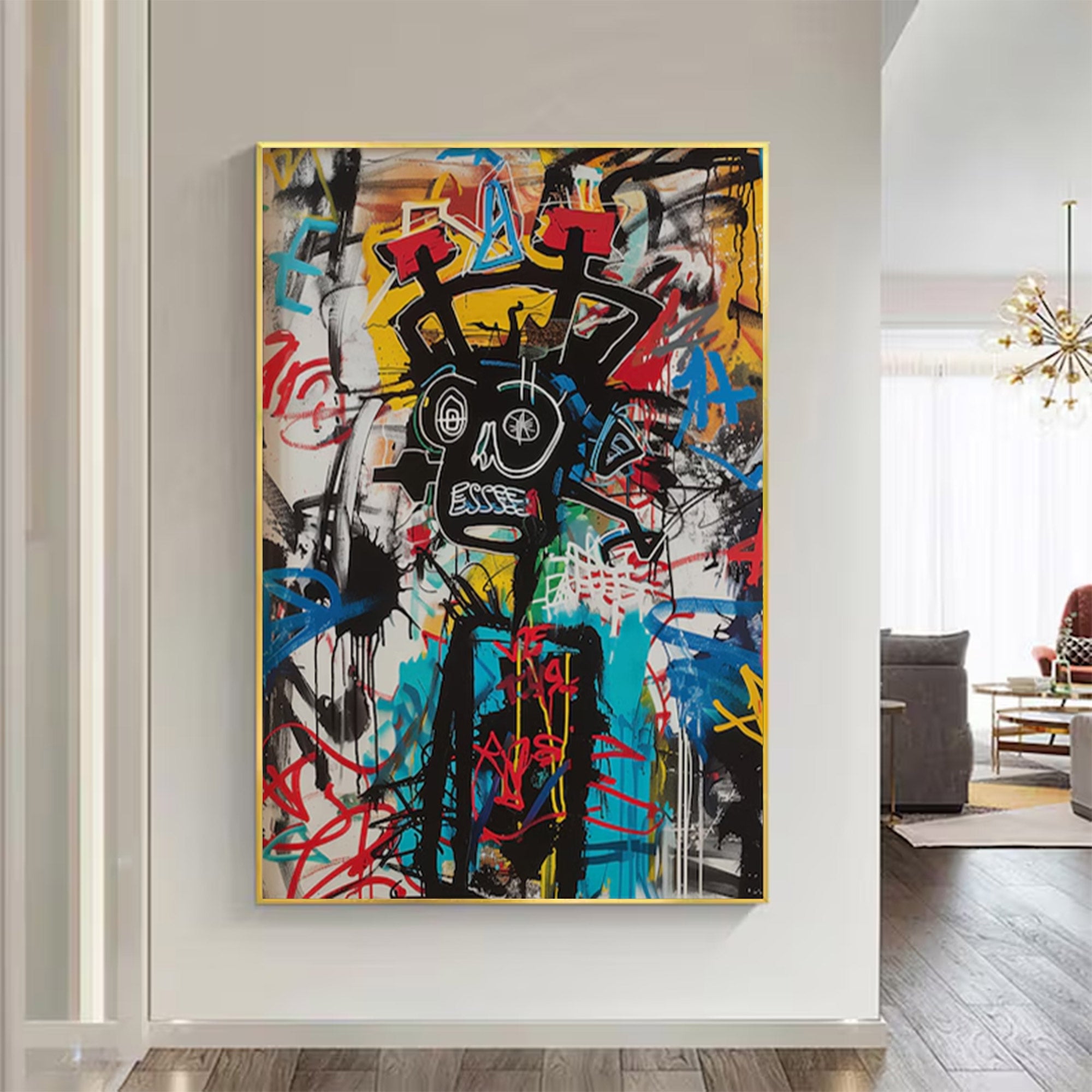 Large Neo-Expressionist Art | KelorArt #AG 135