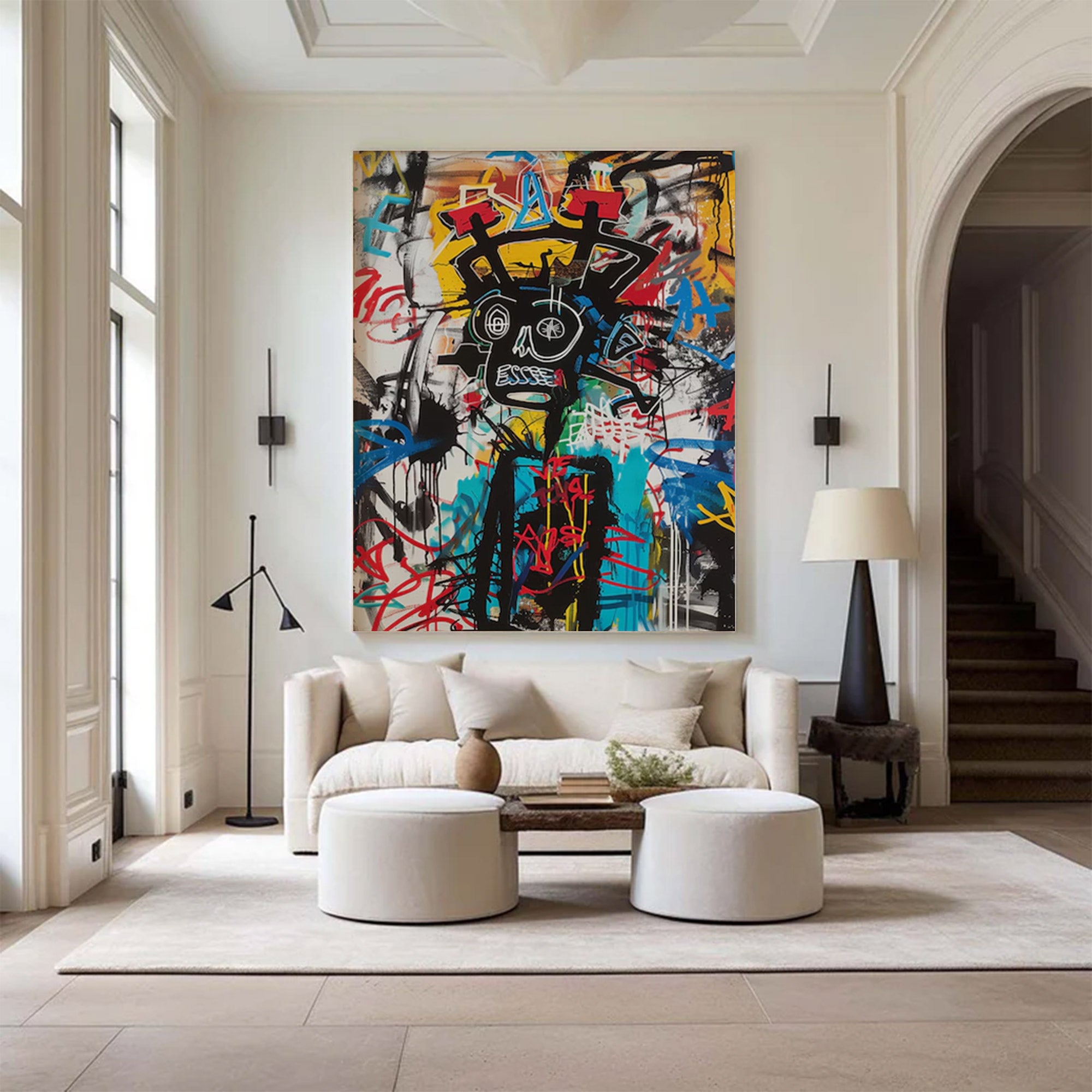 Large Neo-Expressionist Art | KelorArt #AG 135