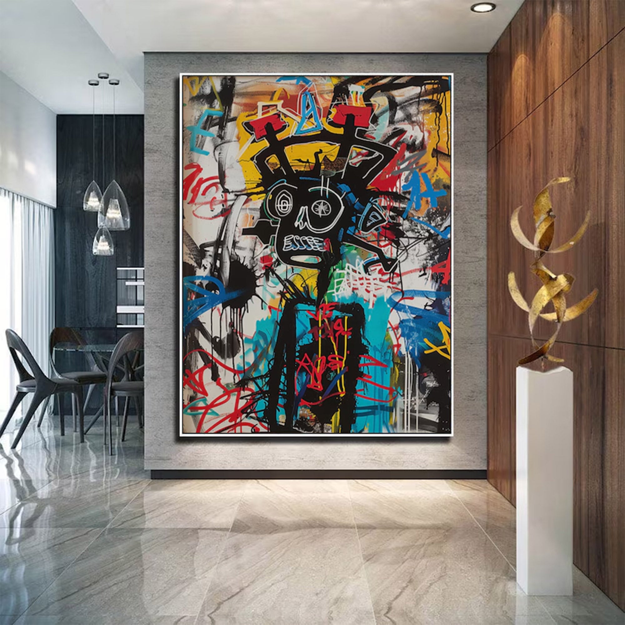 Large Neo-Expressionist Art | KelorArt #AG 135