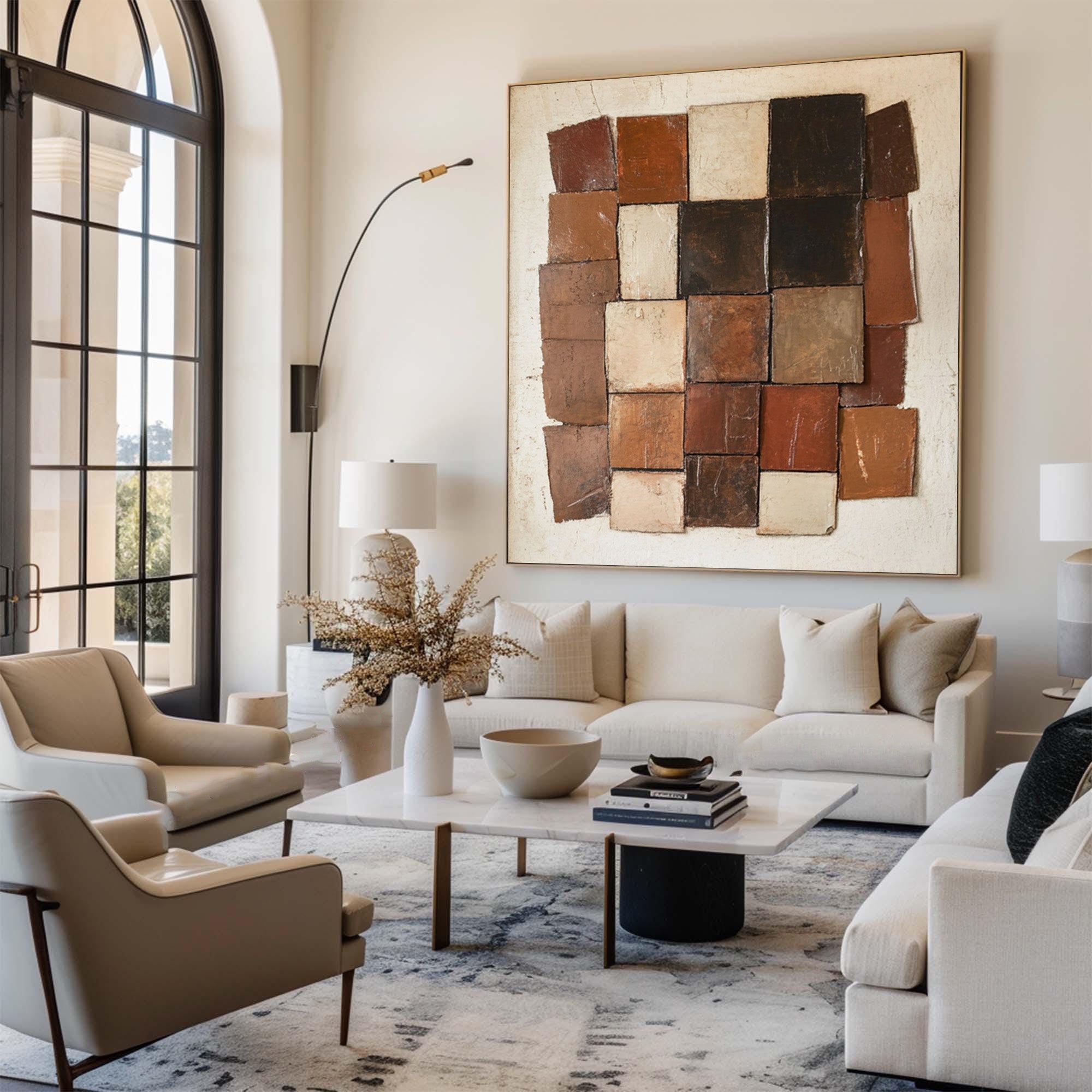 Large Impasto Patchwork | KelorArt #CZ 006