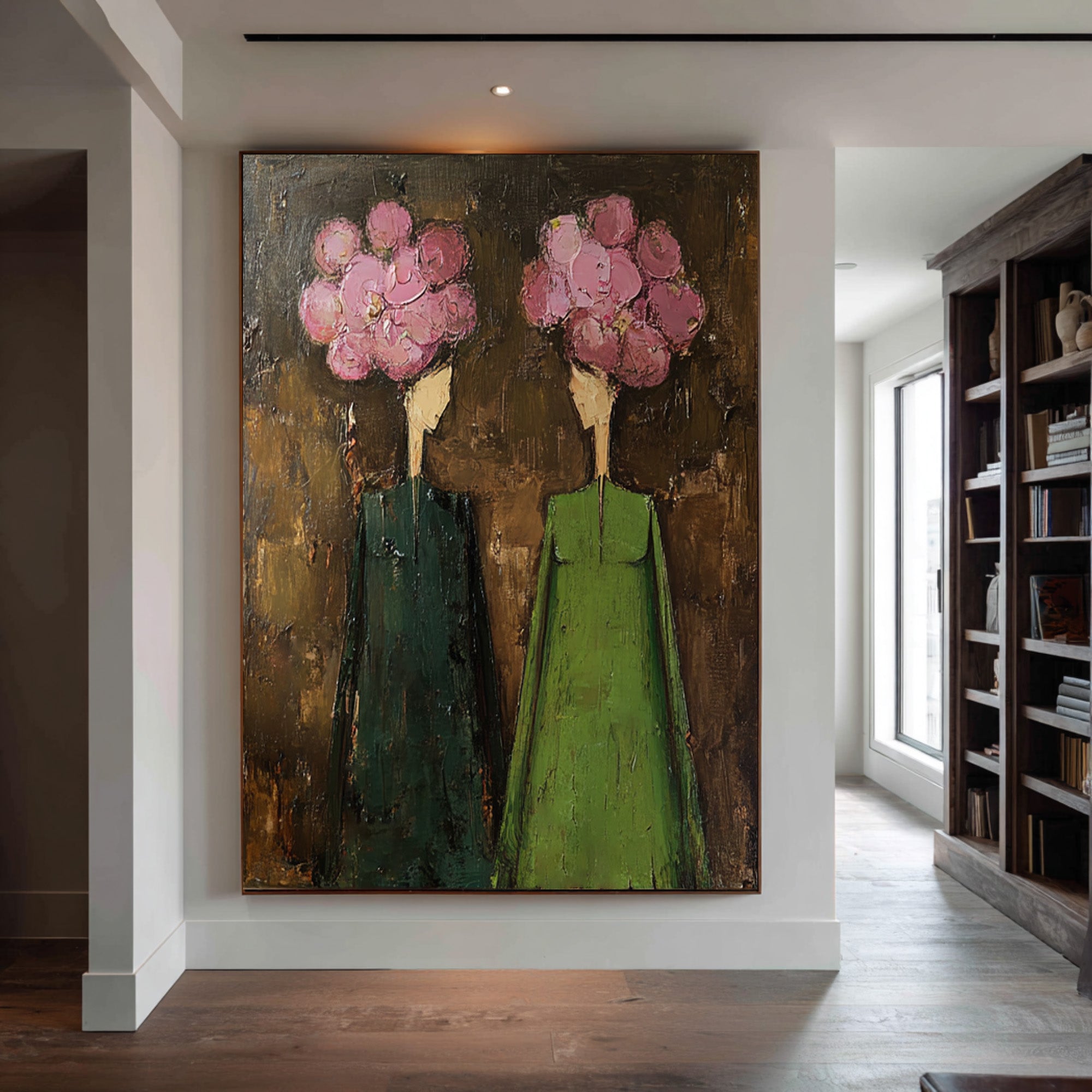 Modern Figurative Wall Art - Hand Painted Canvas | KelorArt