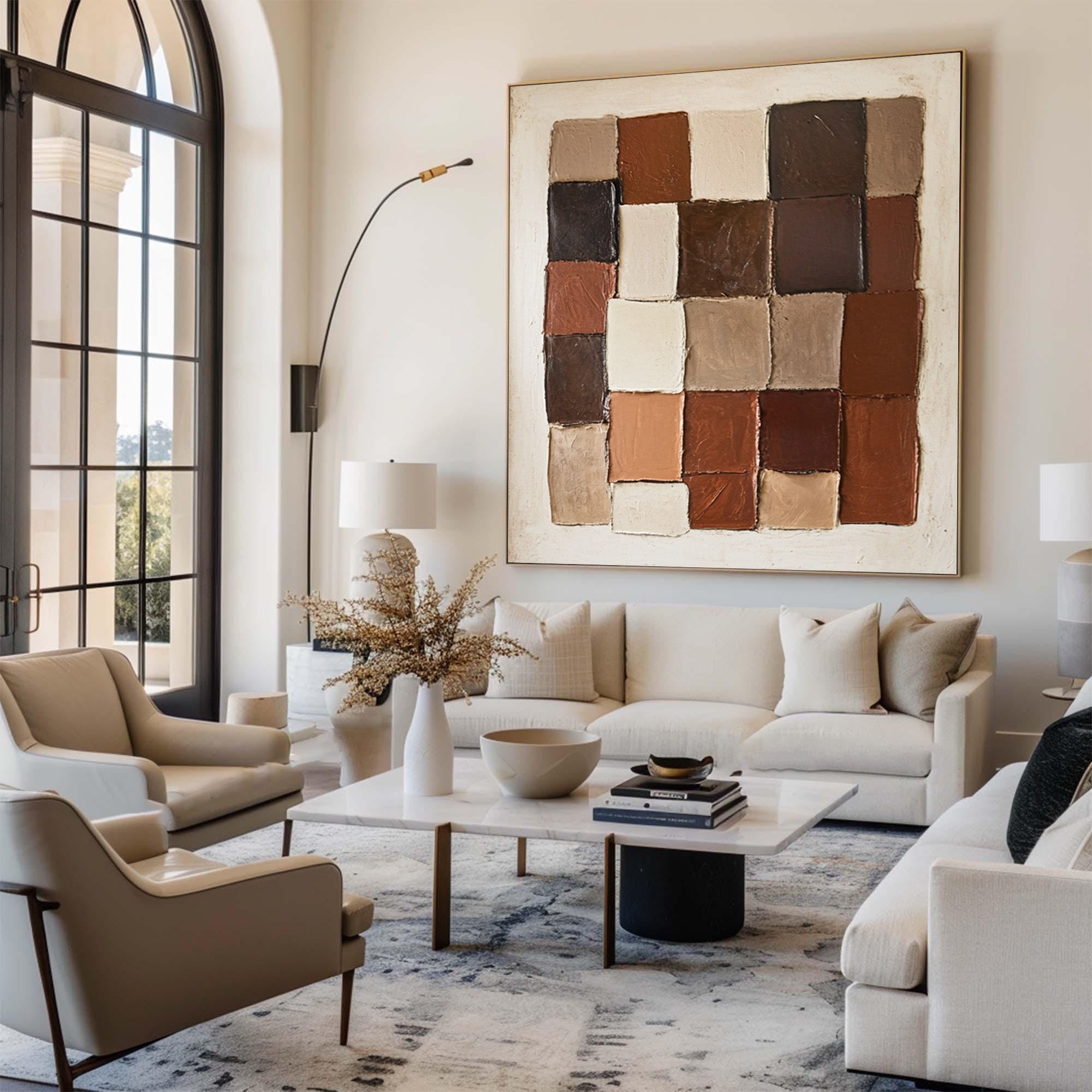 Large Textured Abstract Blocks | KelorArt #CZ 007