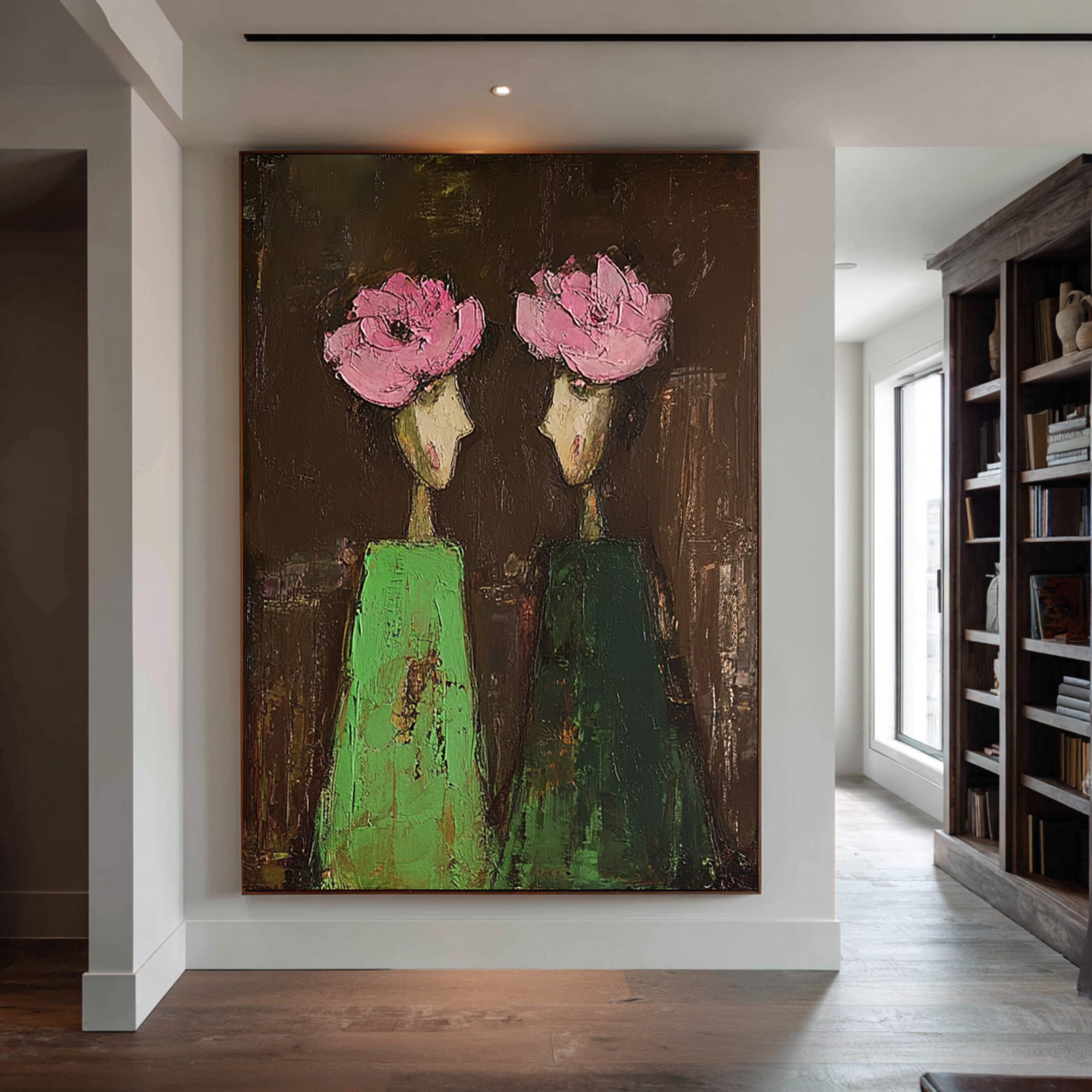 Expressive Figurative Oil Painting - Art Canvas | KelorArt