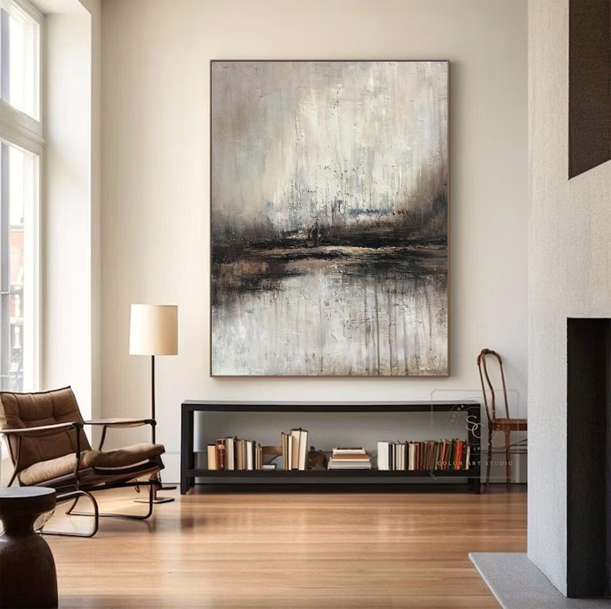 Large Abstract Oil Painting Decor | KelorArt #AG 136