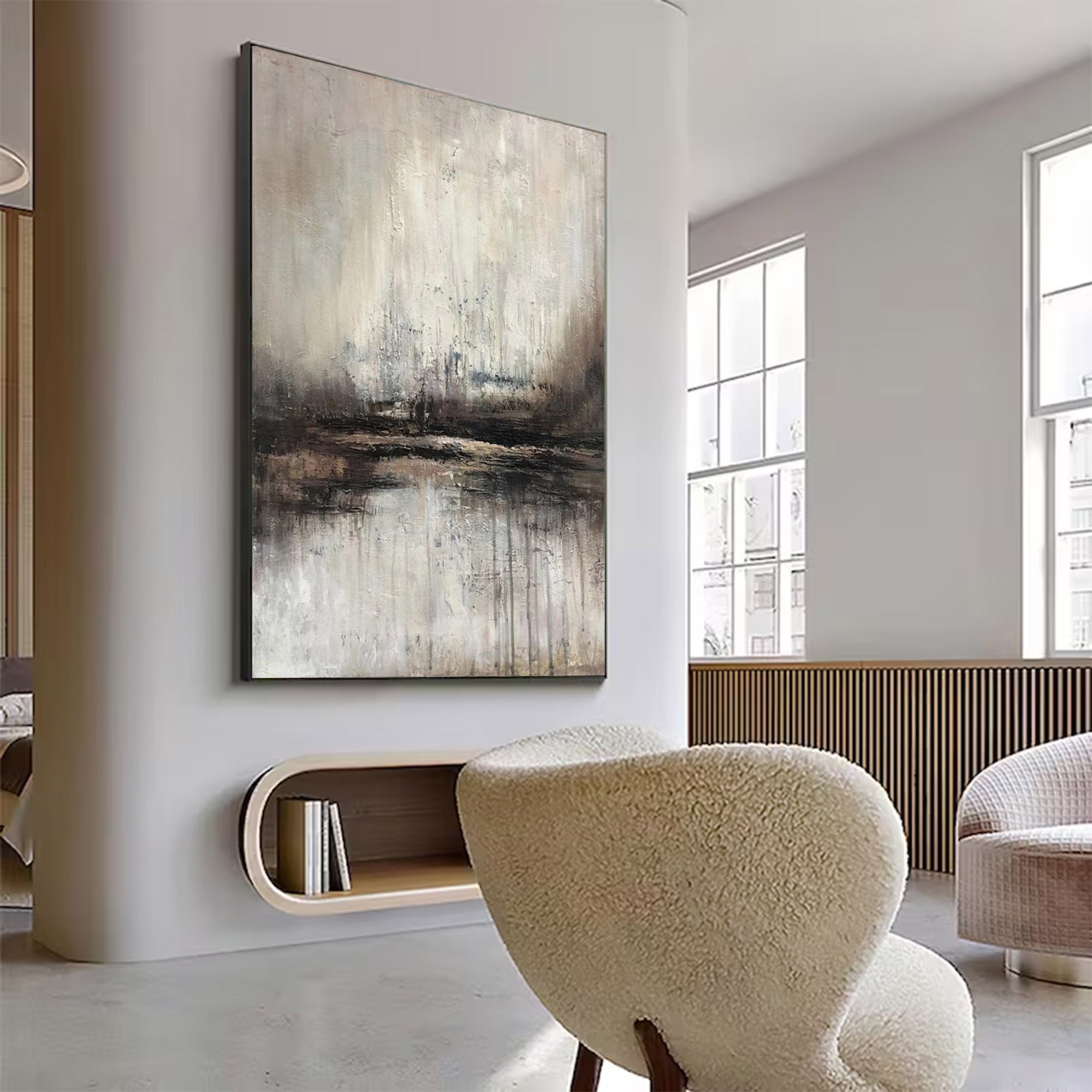 Large Abstract Oil Painting Decor | KelorArt #AG 136