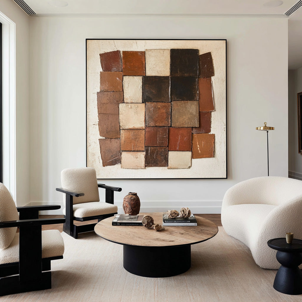 Large Impasto Patchwork | KelorArt #CZ 006