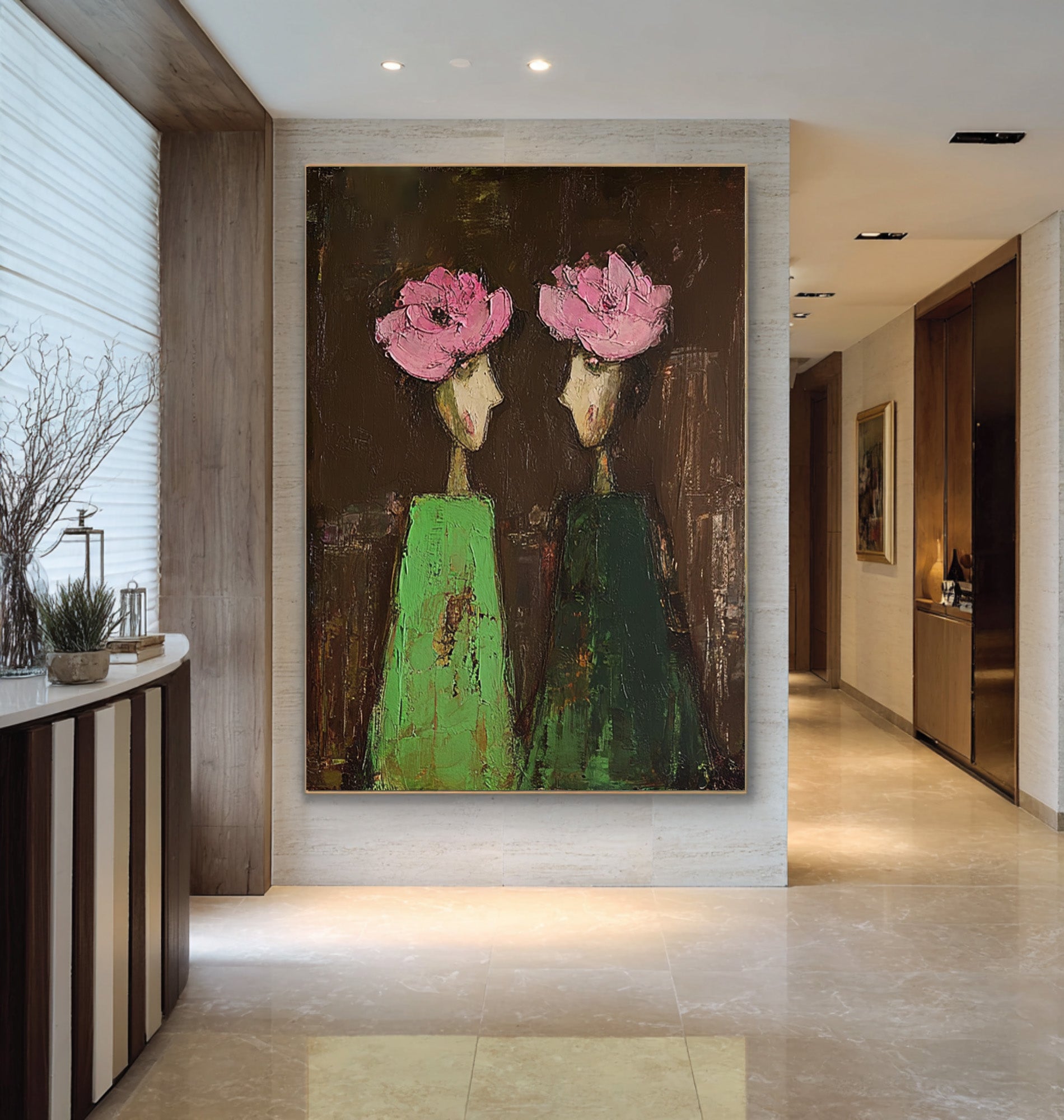 Expressive Figurative Oil Painting - Art Canvas | KelorArt