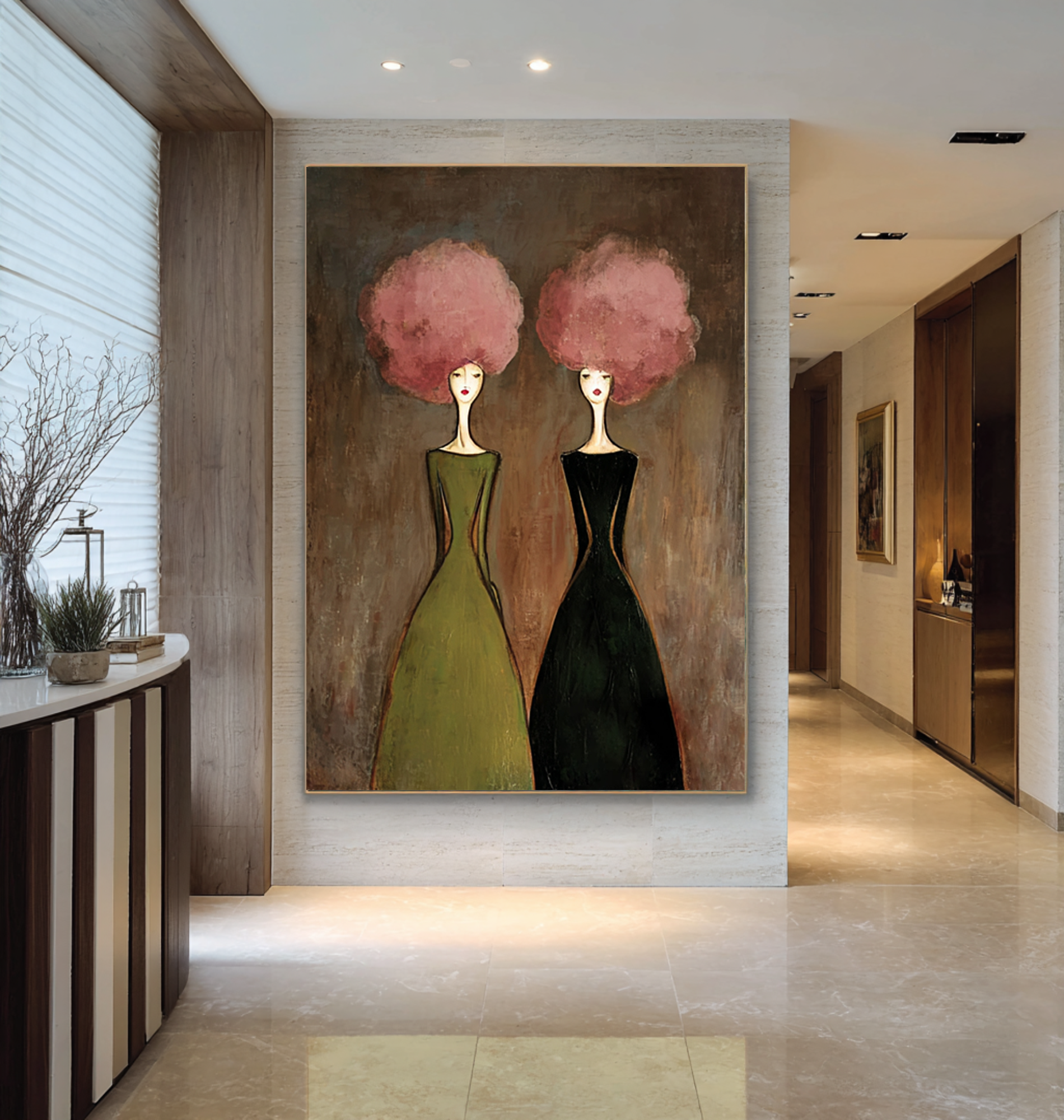 Hand - Painted Figurative Artwork on Canvas | KelorArt