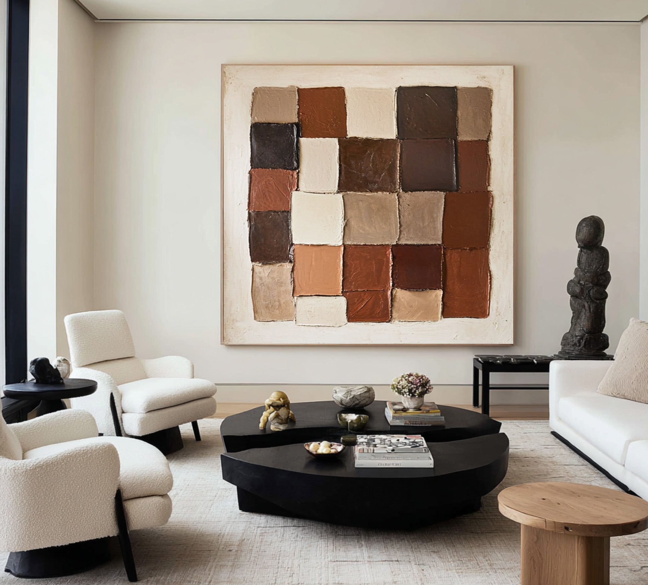 Large Textured Abstract Blocks | KelorArt #CZ 007