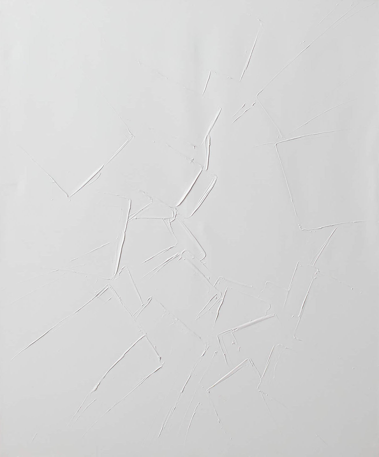 Textural White on White, Impasto Art, Contemporary Wall Decor #MM357