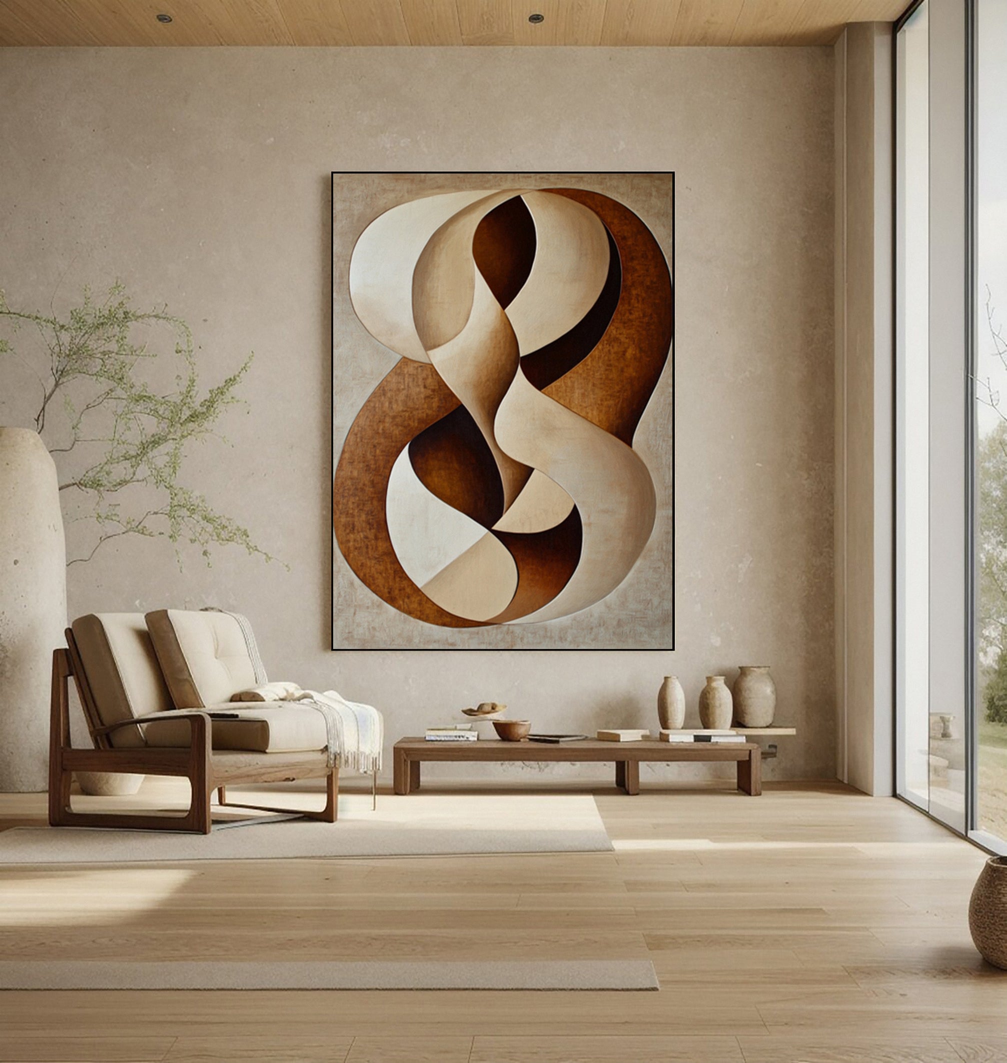 Michelle Mitchell's 'Terra Swirl': Fluid in Warm Neutrals #MM575