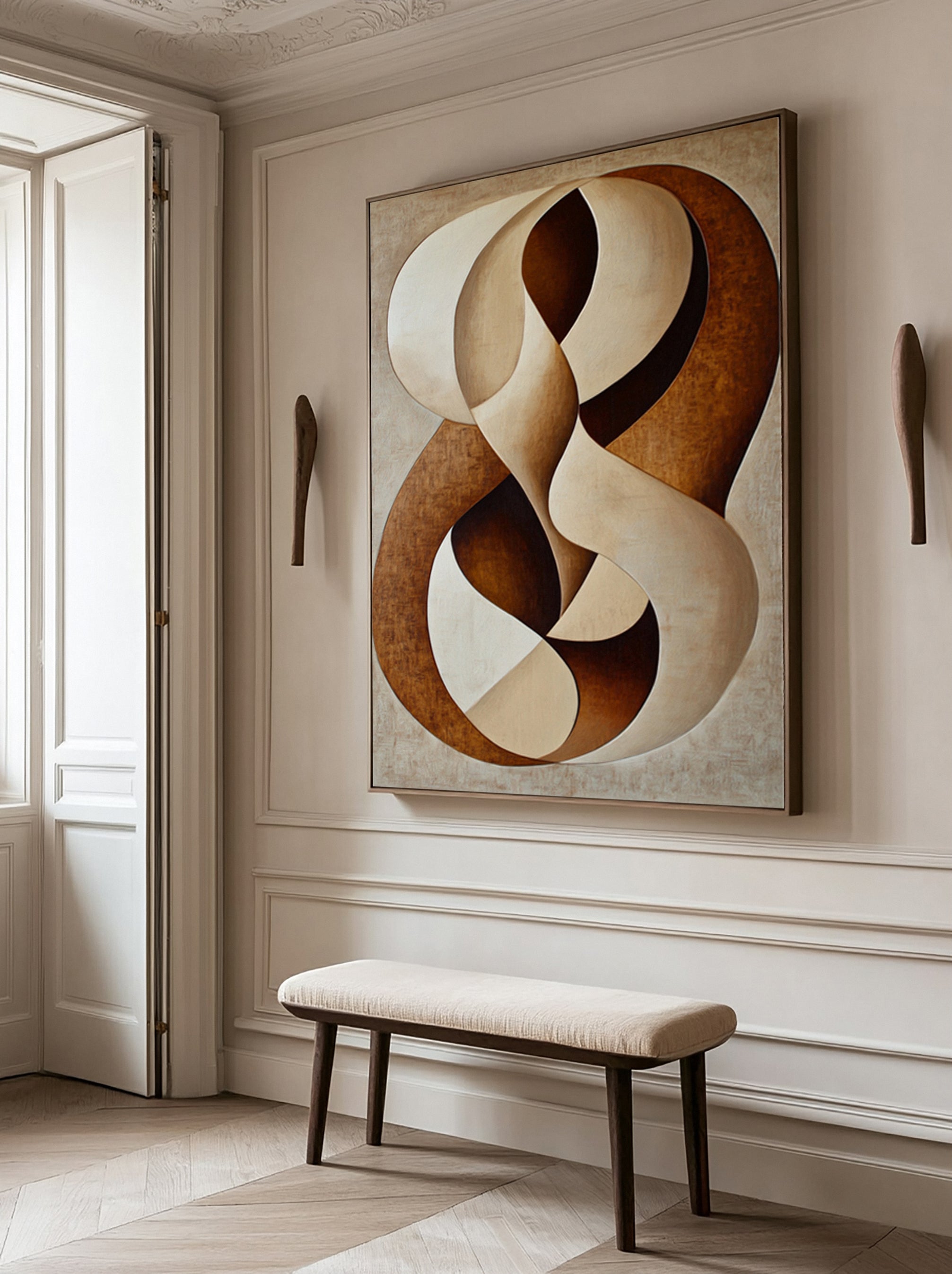 Michelle Mitchell's 'Terra Swirl': Fluid in Warm Neutrals #MM575