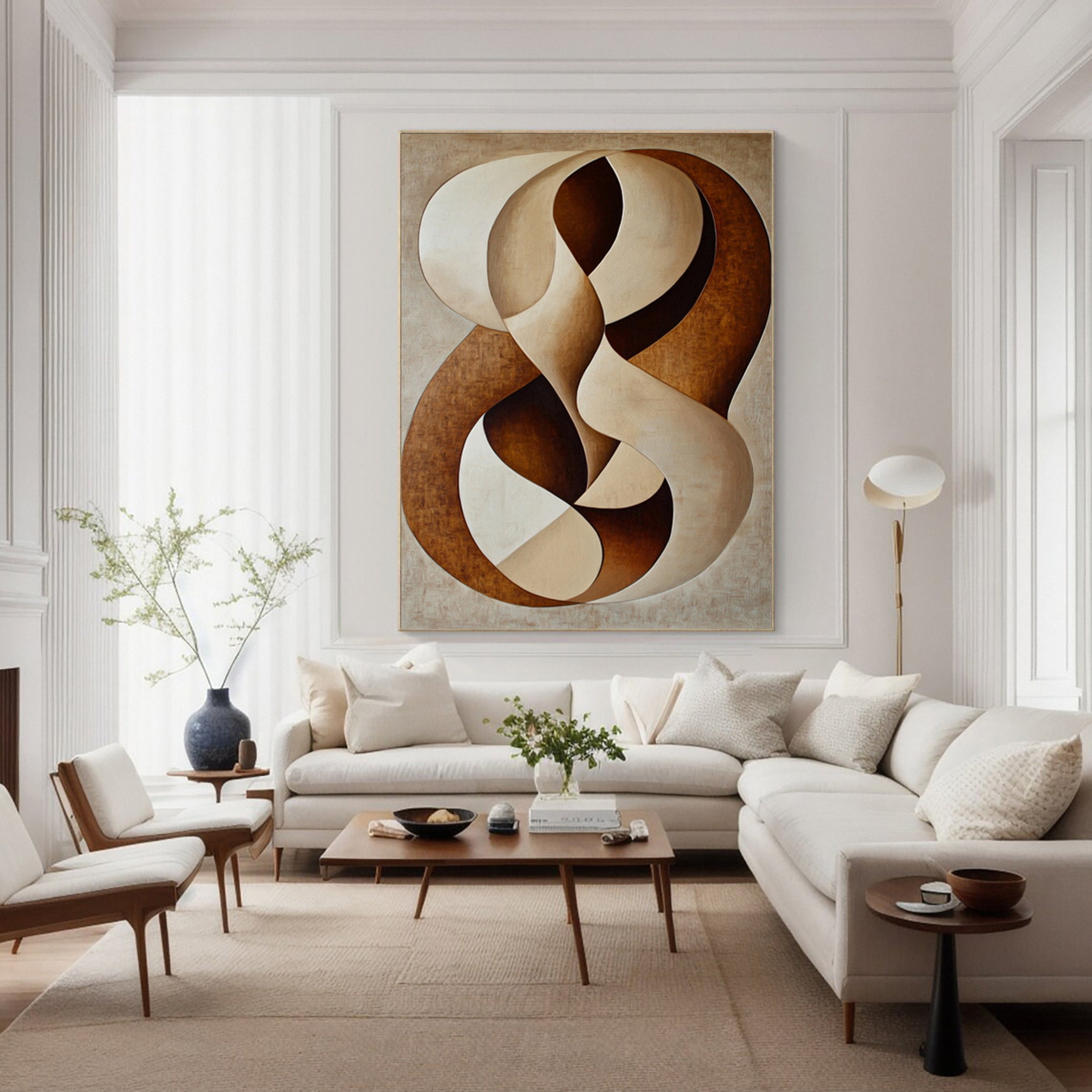 Michelle Mitchell's 'Terra Swirl': Fluid in Warm Neutrals #MM575