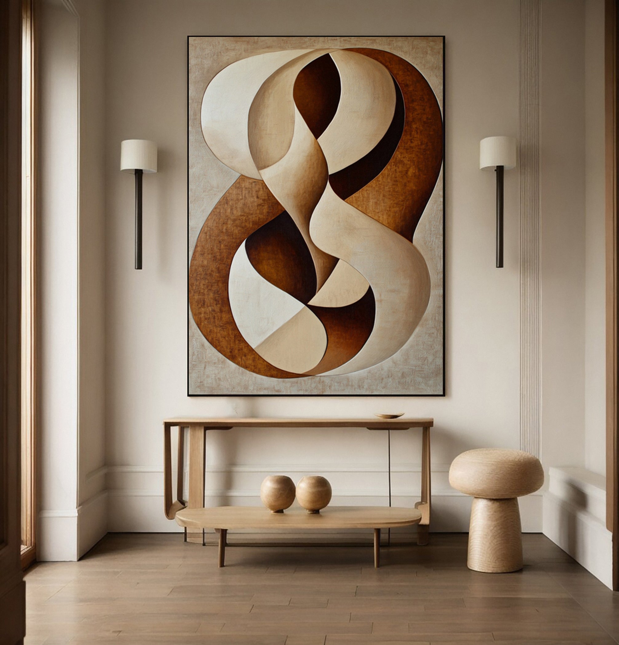 Michelle Mitchell's 'Terra Swirl': Fluid in Warm Neutrals #MM575