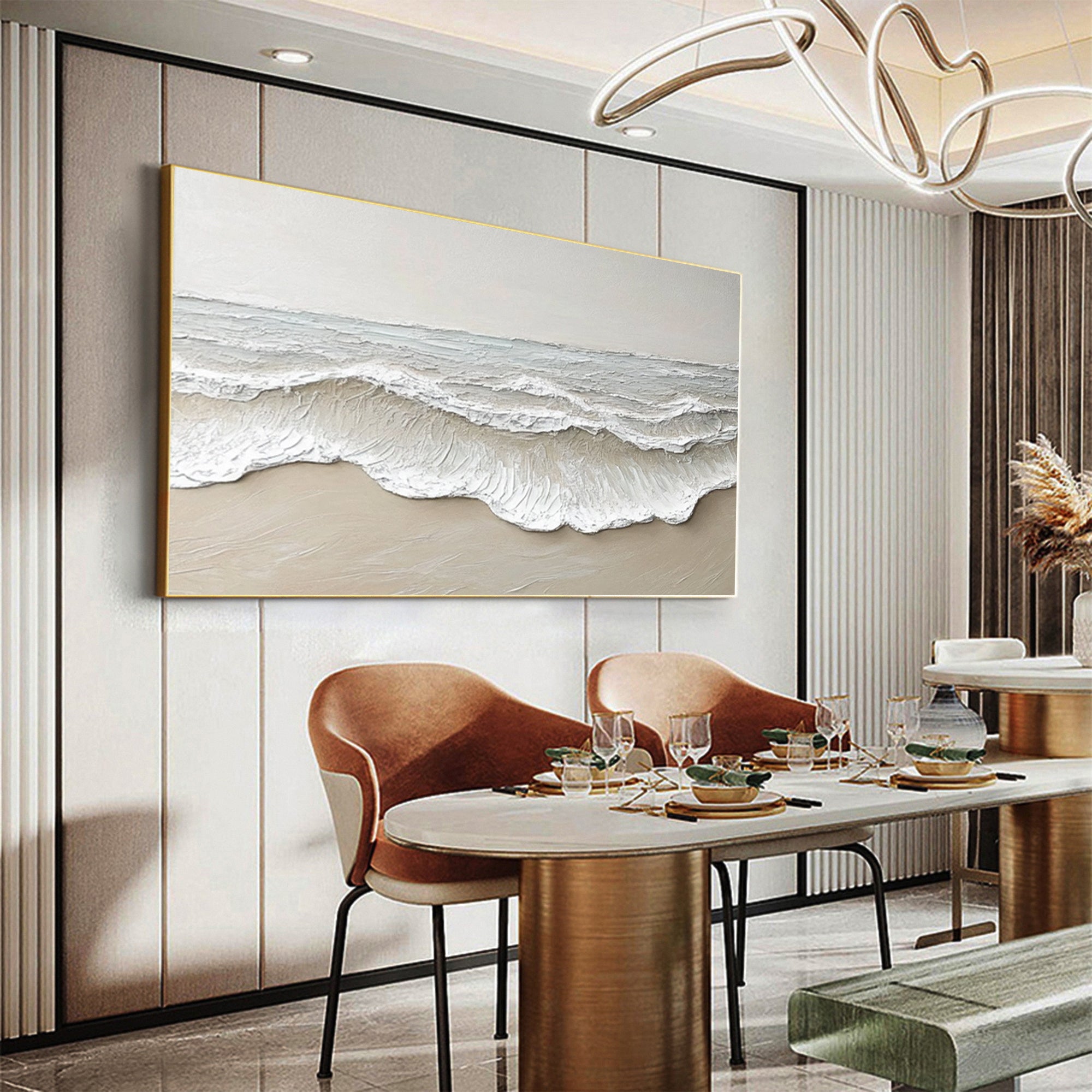Large Minimalist Seascape | KelorArt #AG 191