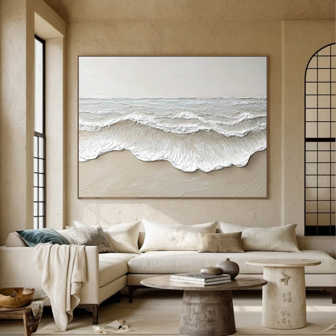 Large Minimalist Seascape | KelorArt #AG 191