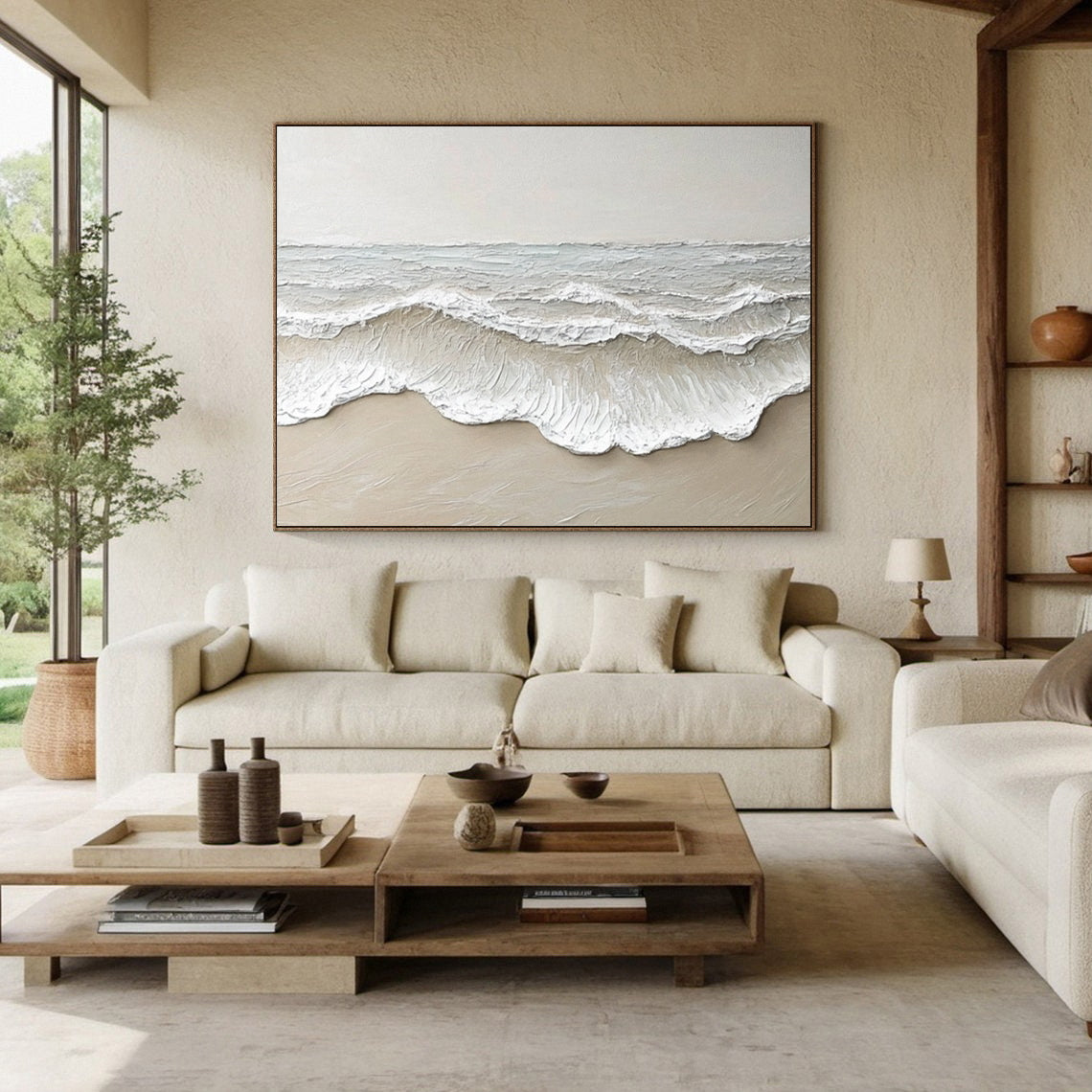 Large Minimalist Seascape | KelorArt #AG 191