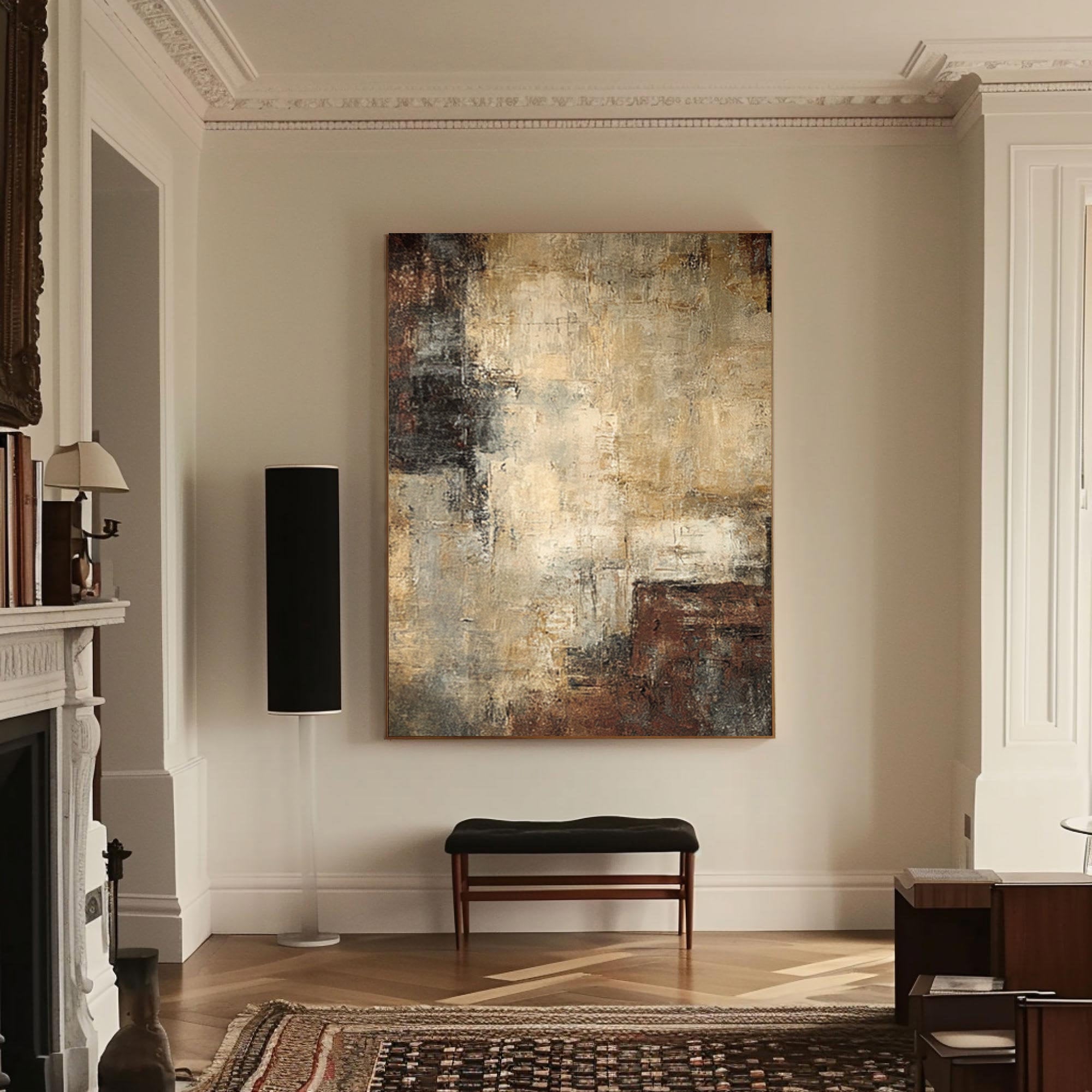 Modern Textured Painting Elegant Abstract Piece #AG 048