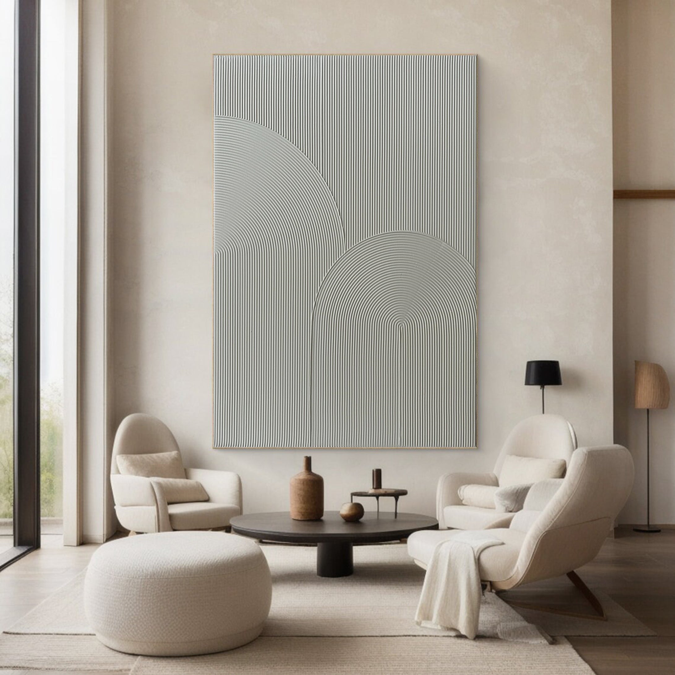 خطوط أنيقة، فن تجريدي، هندسي بسيط #MM022