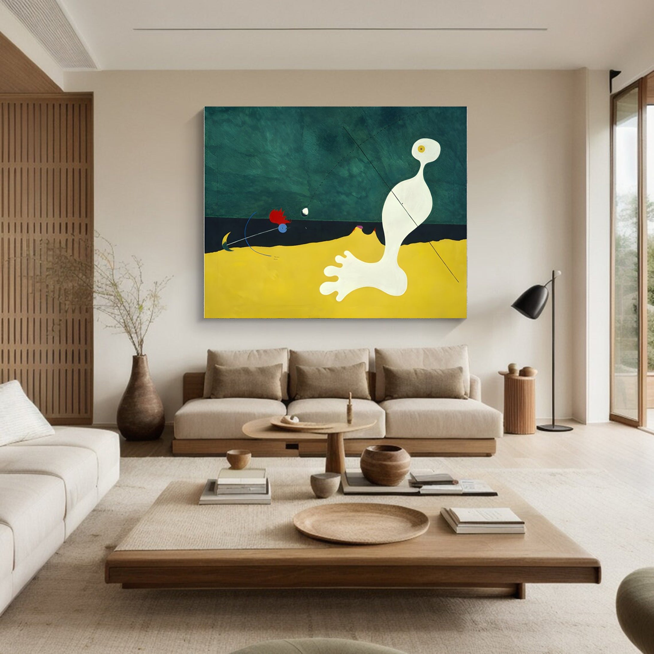 فن جداري تجريدي سريالي لديكور المنزل المعاصر #MC004