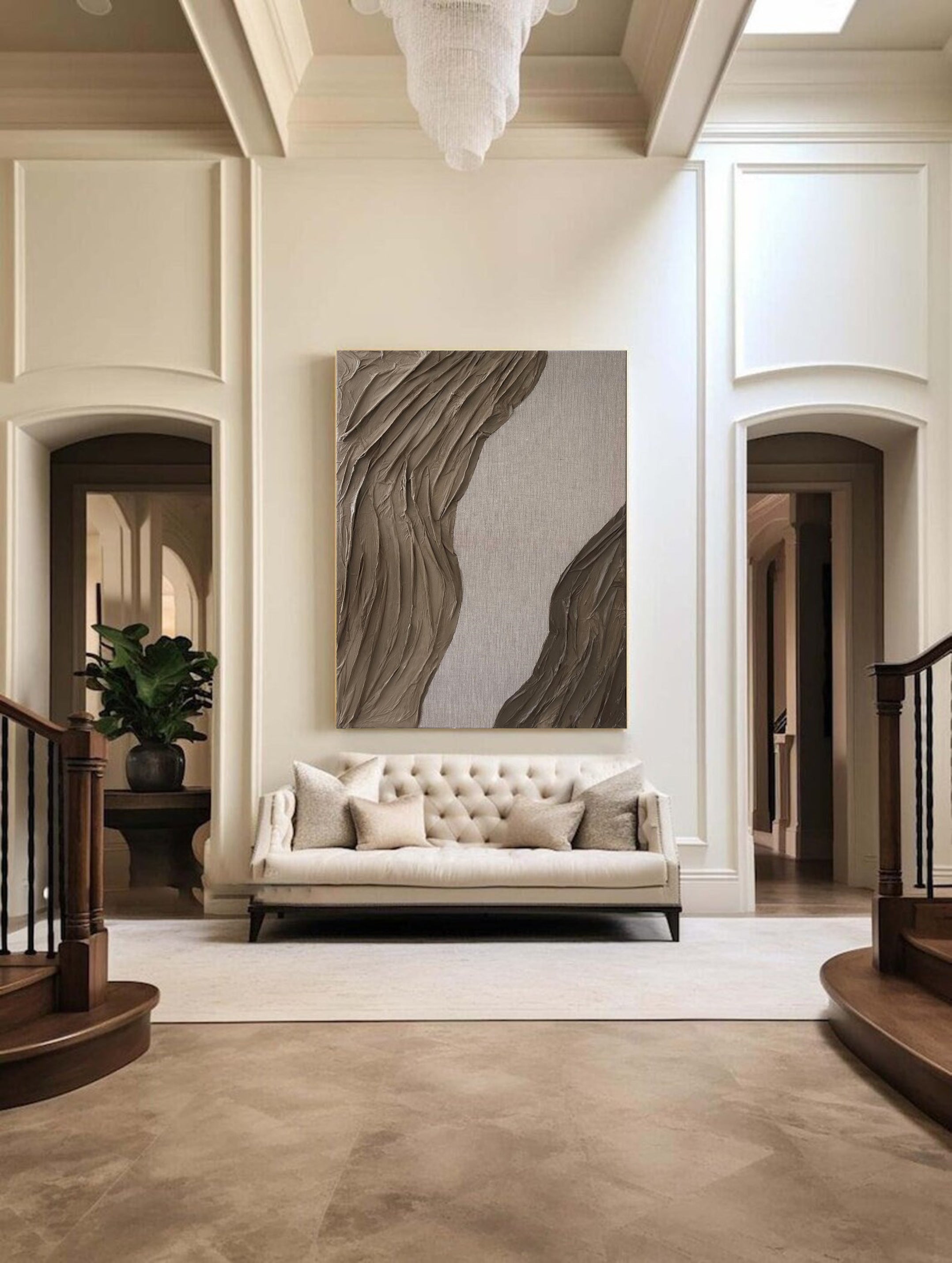 فن المناظر الطبيعية التجريدية المزخرفة #MM011