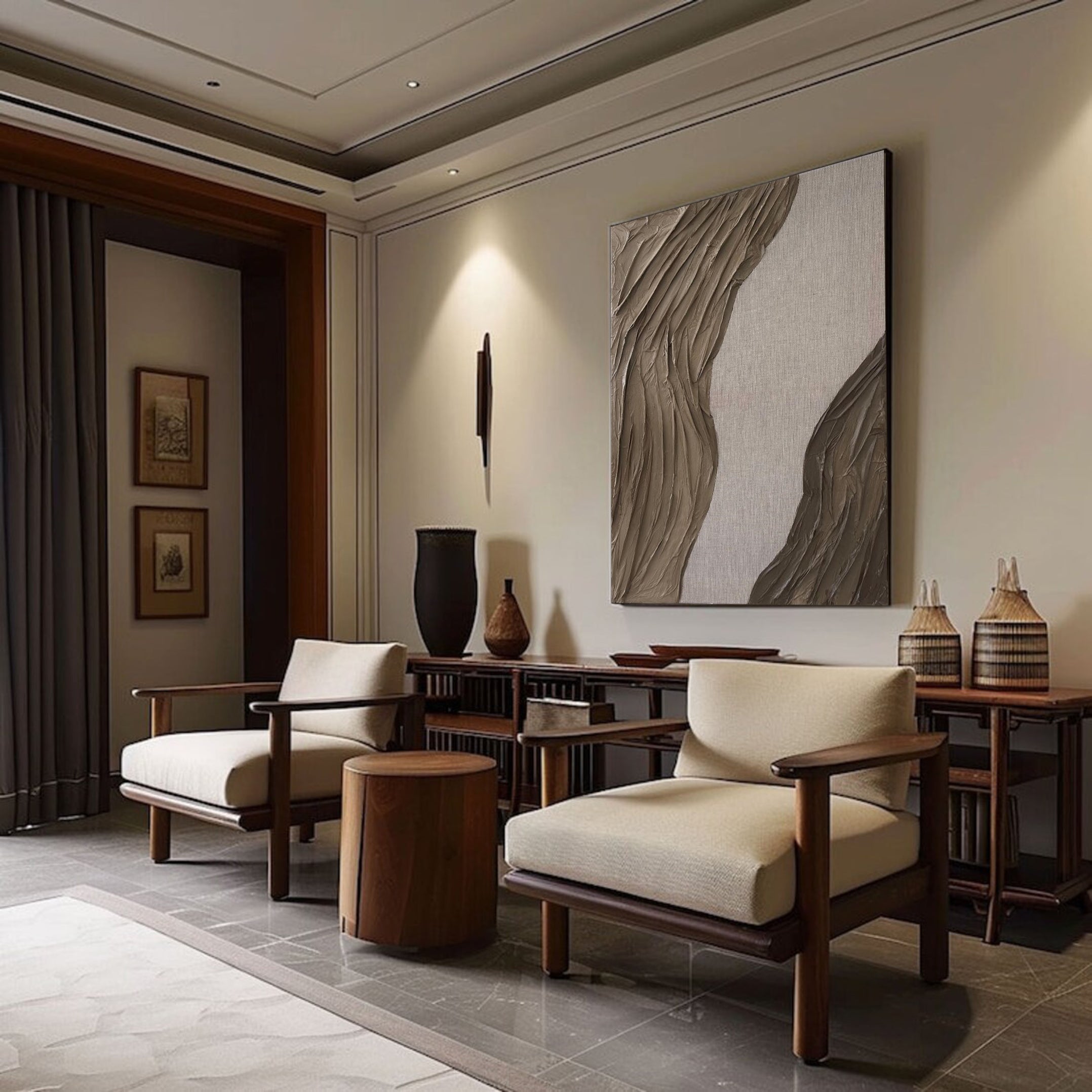 فن المناظر الطبيعية التجريدية المزخرفة #MM011