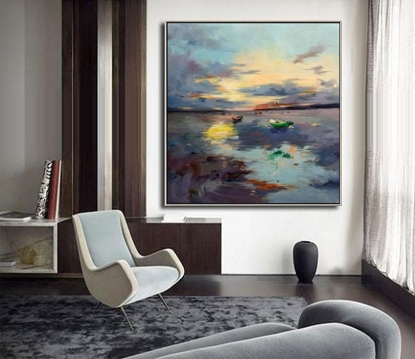 Original Boat Art for Coastal Decor