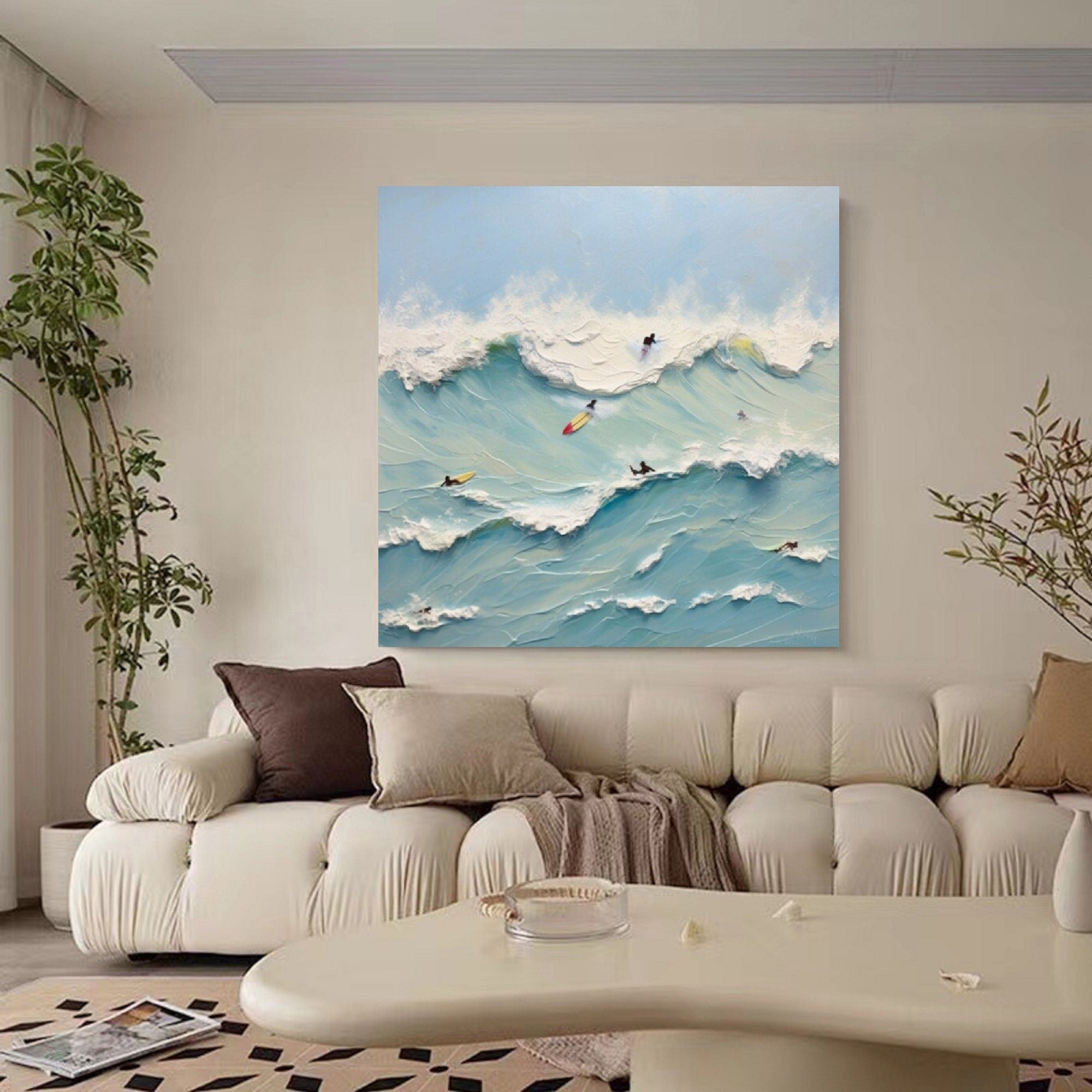 Modern Ocean Sports Wall Art Decor