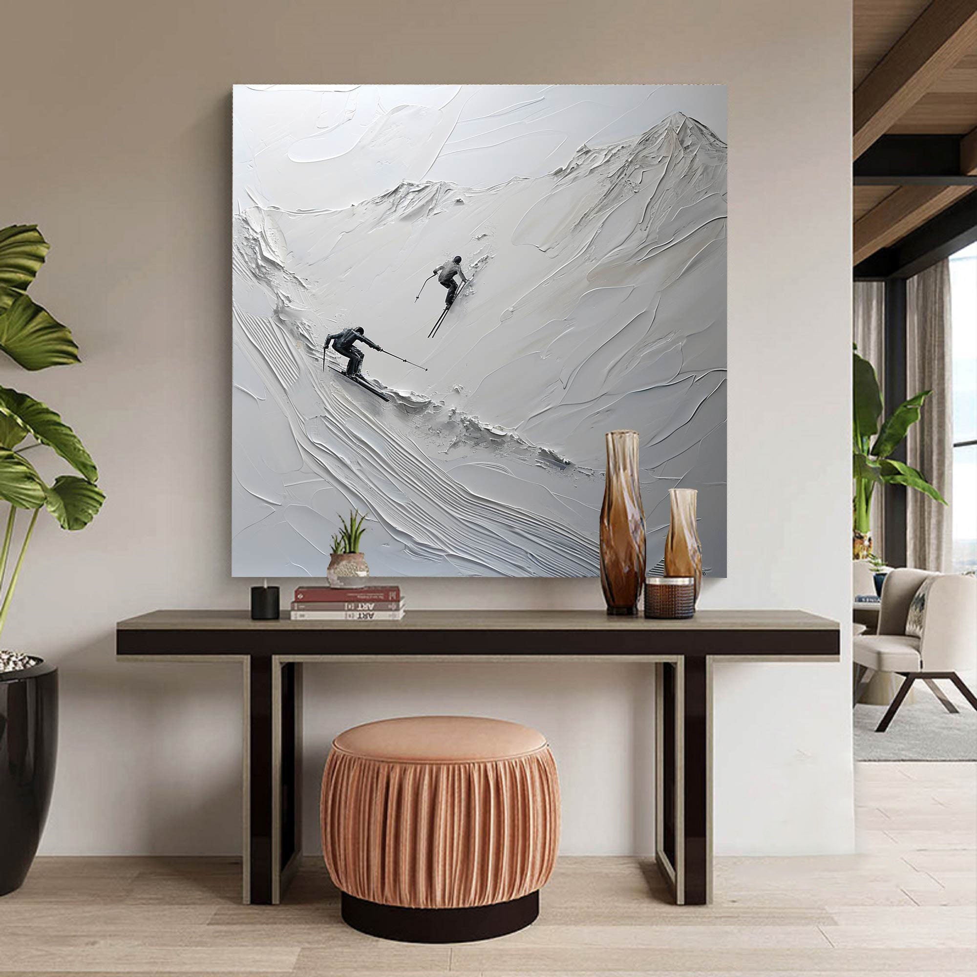 Seascape Sunset Oil Painting: Original Boat Art for Coastal Decor #MM495