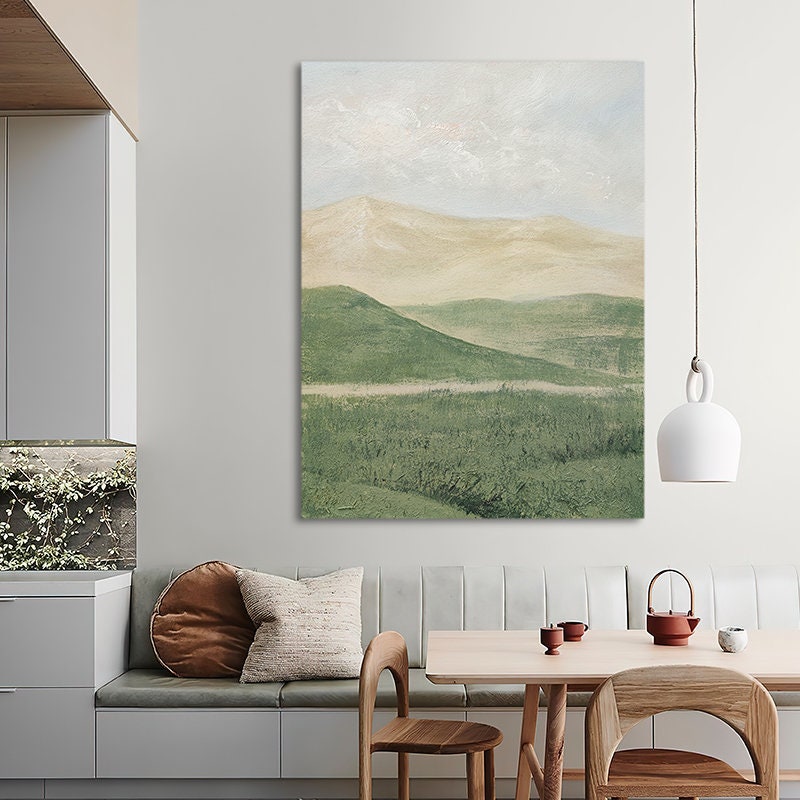 Hand-Painted Mountain Scenery Set ,Natural Beauty Home Decoration#MM491