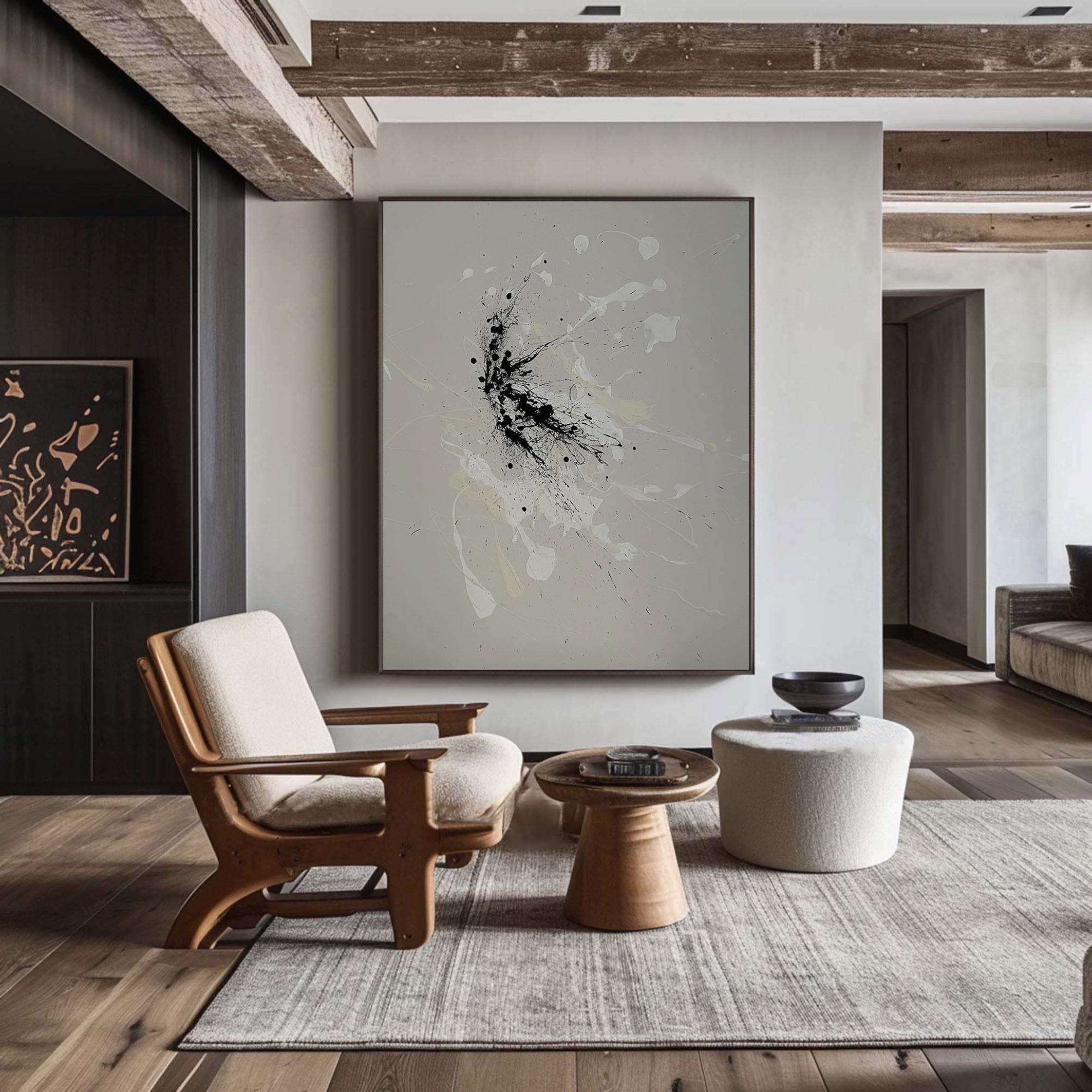 لوحة فنية جدارية تجريدية حديثة #MM069