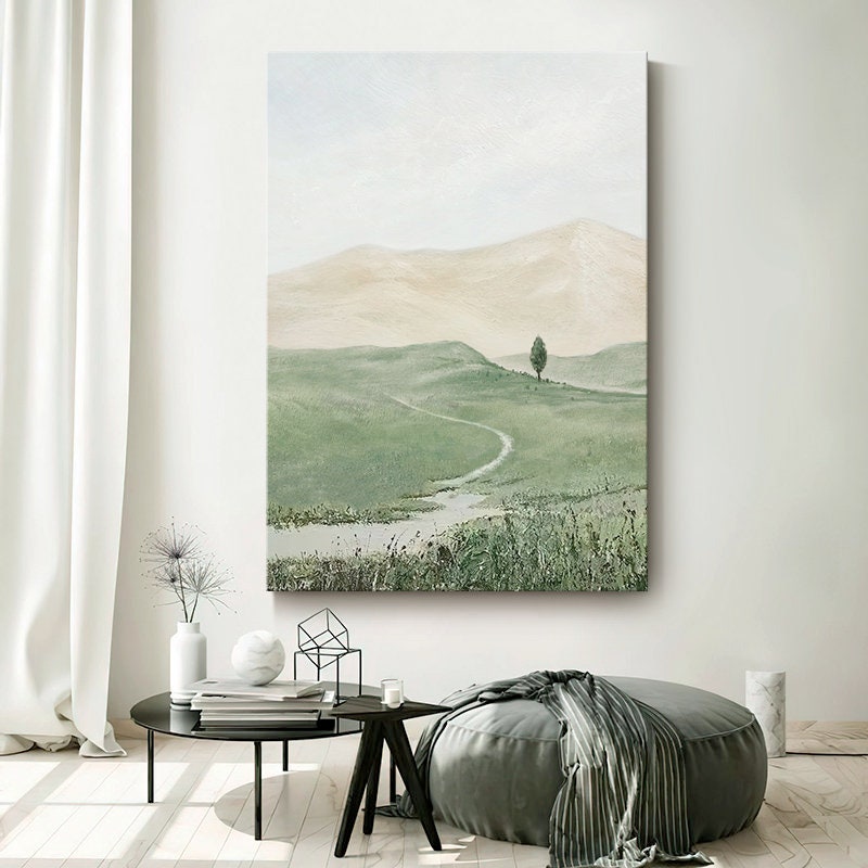 Hand-Painted Mountain Scenery Set ,Natural Beauty Home Decoration#MM491