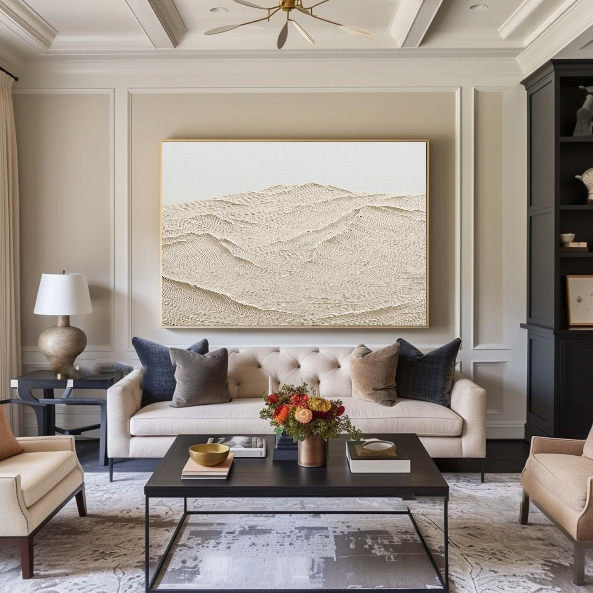 Modern Impasto Ocean Landscape Painting #AG 078