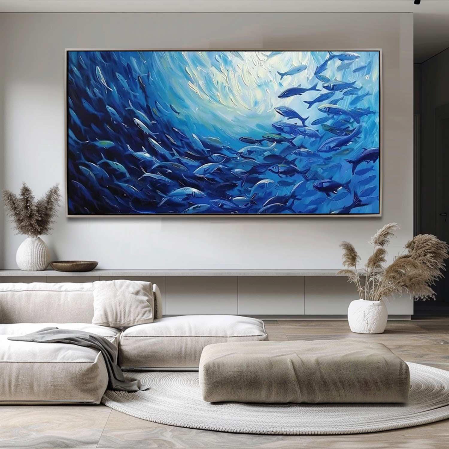 Ocean Life Canvas Art for Modern Decor