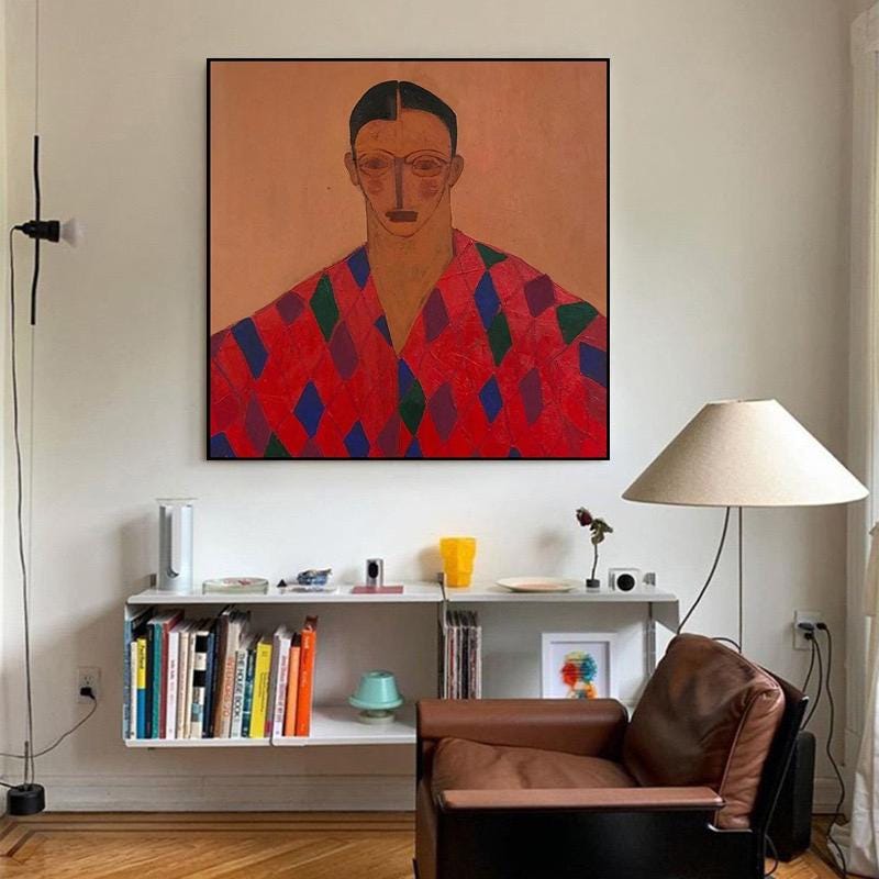 Large Expressionist Figure Art | KelorArt #AG 172
