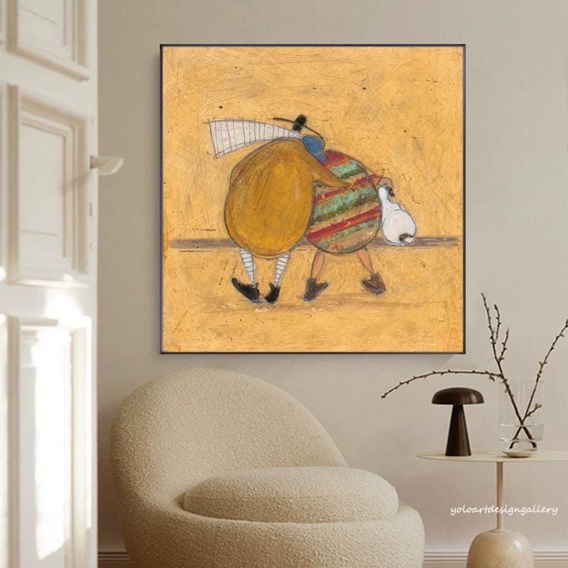 Abstract Large Figure Painting | KelorArt #AG 171