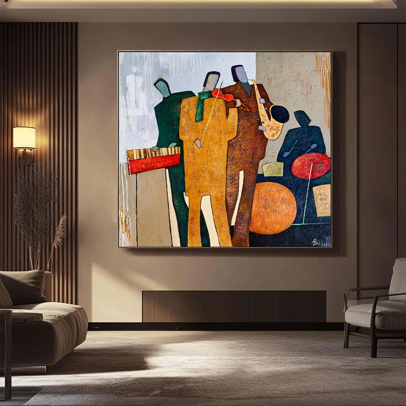 Large Textured Musicians | KelorArt #AG 190