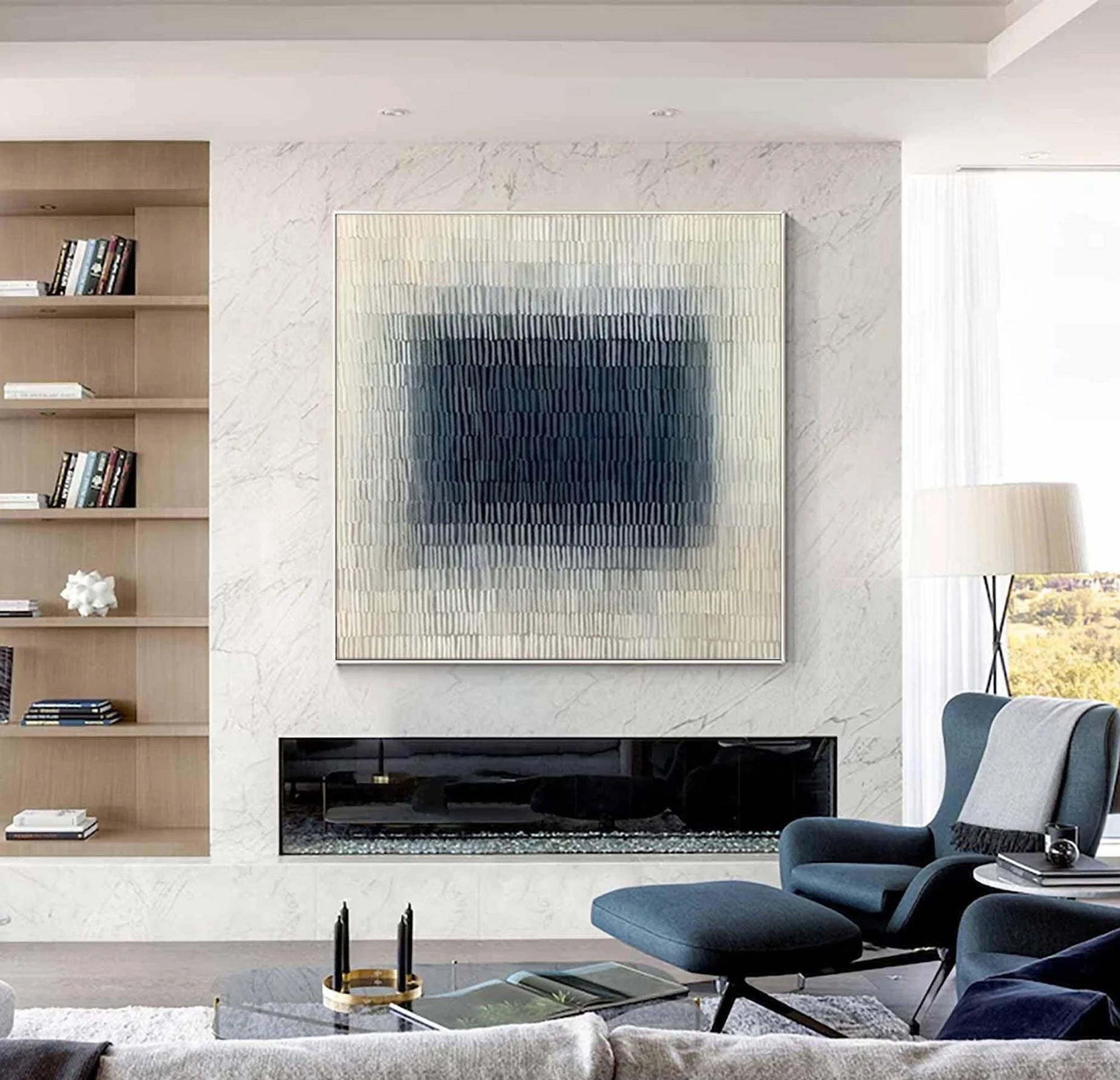 Large Minimalist Stripe Art | KelorArt #AG 188