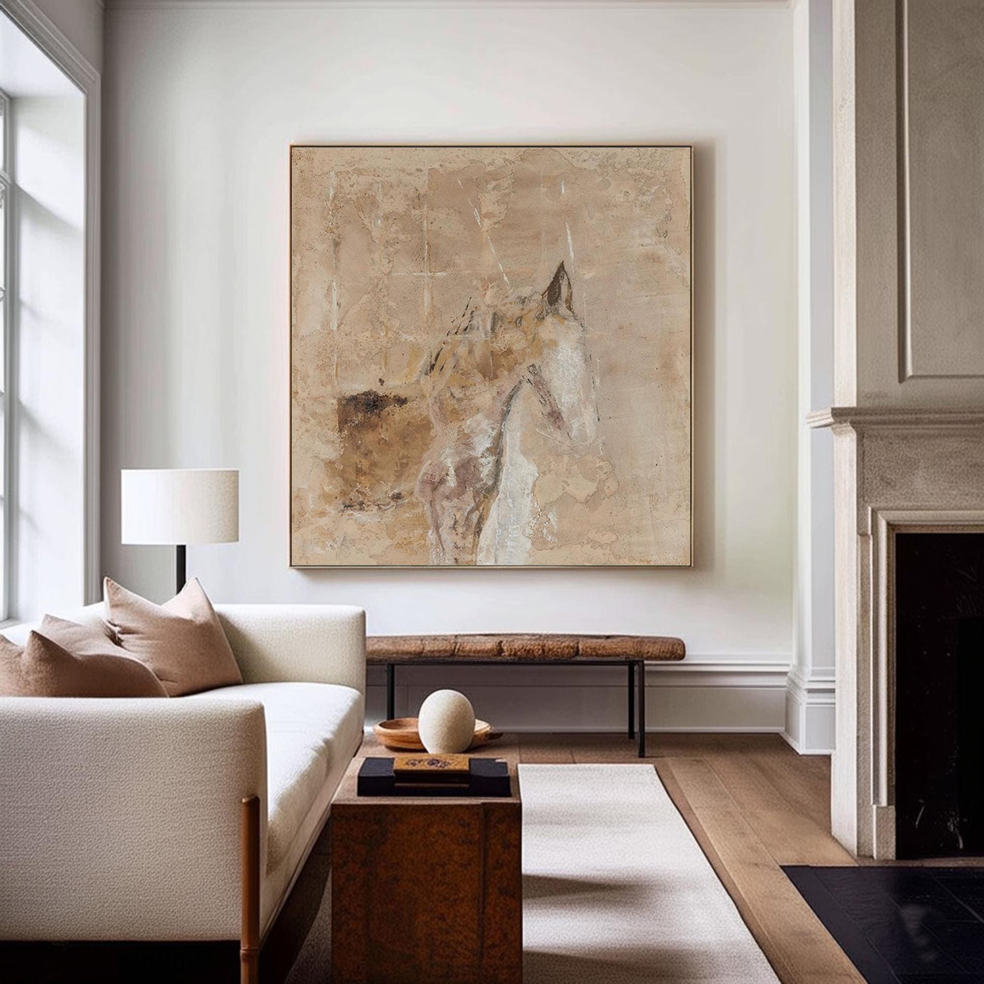 Large Abstract Horse Study | KelorArt #AG 186