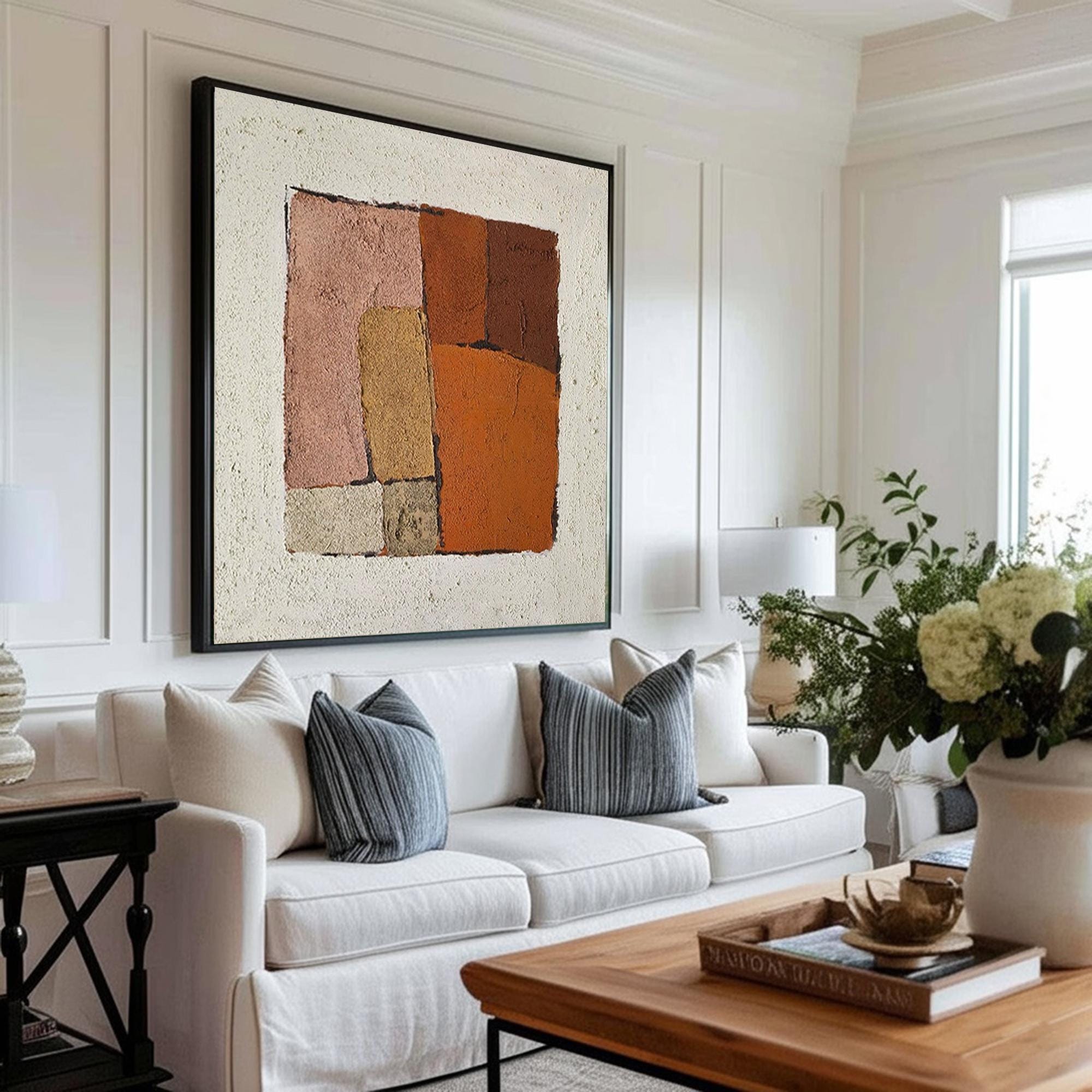 Large Abstract Earth Tones | KelorArt #AG 184