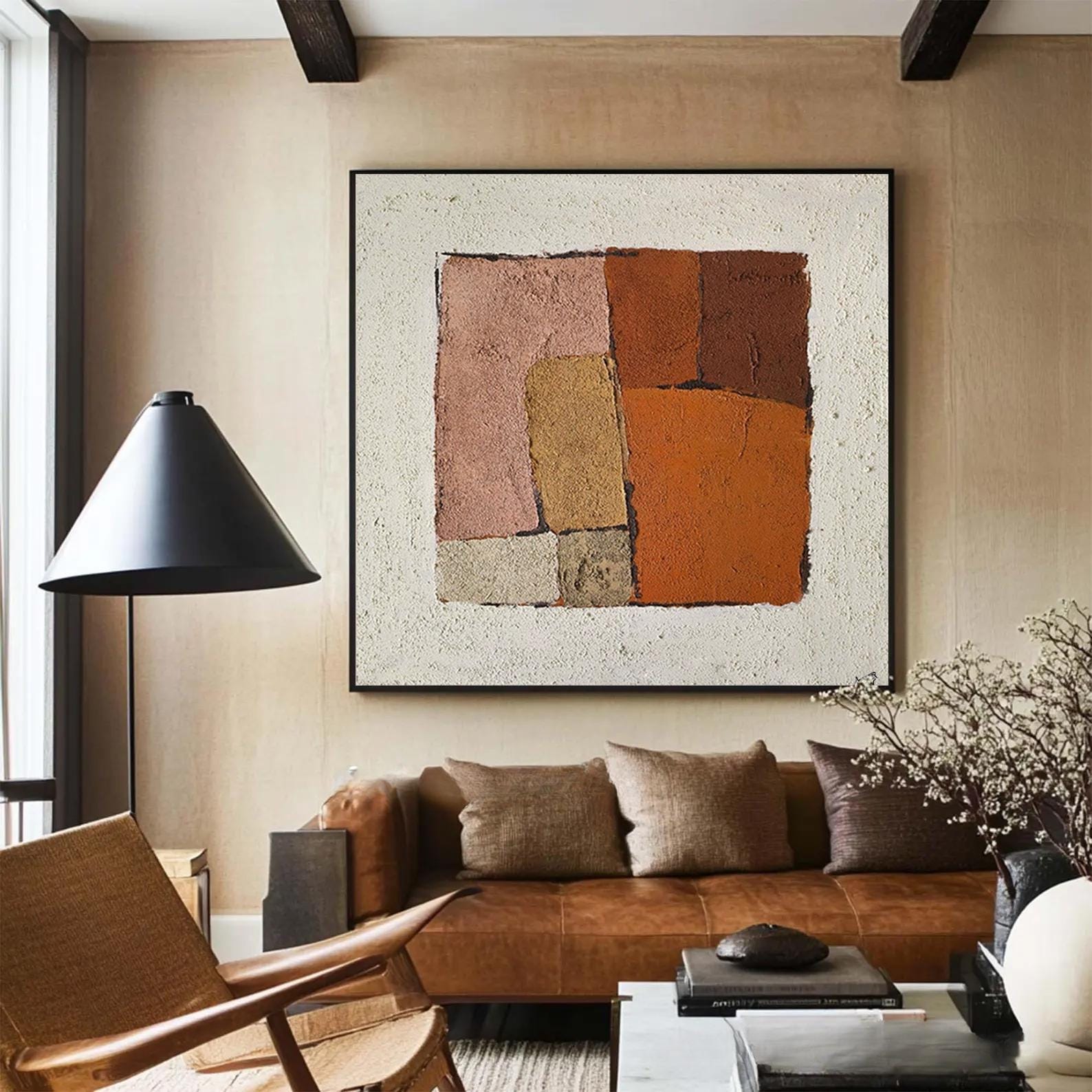 Large Abstract Earth Tones | KelorArt #AG 184