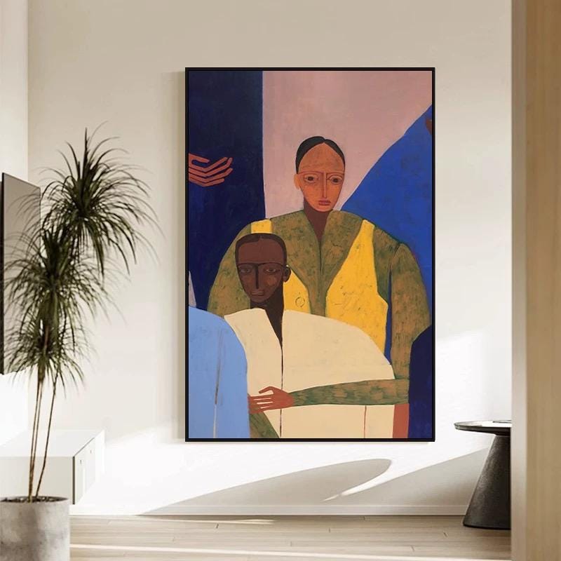 Large Modern Group Canvas | KelorArt #AG 177