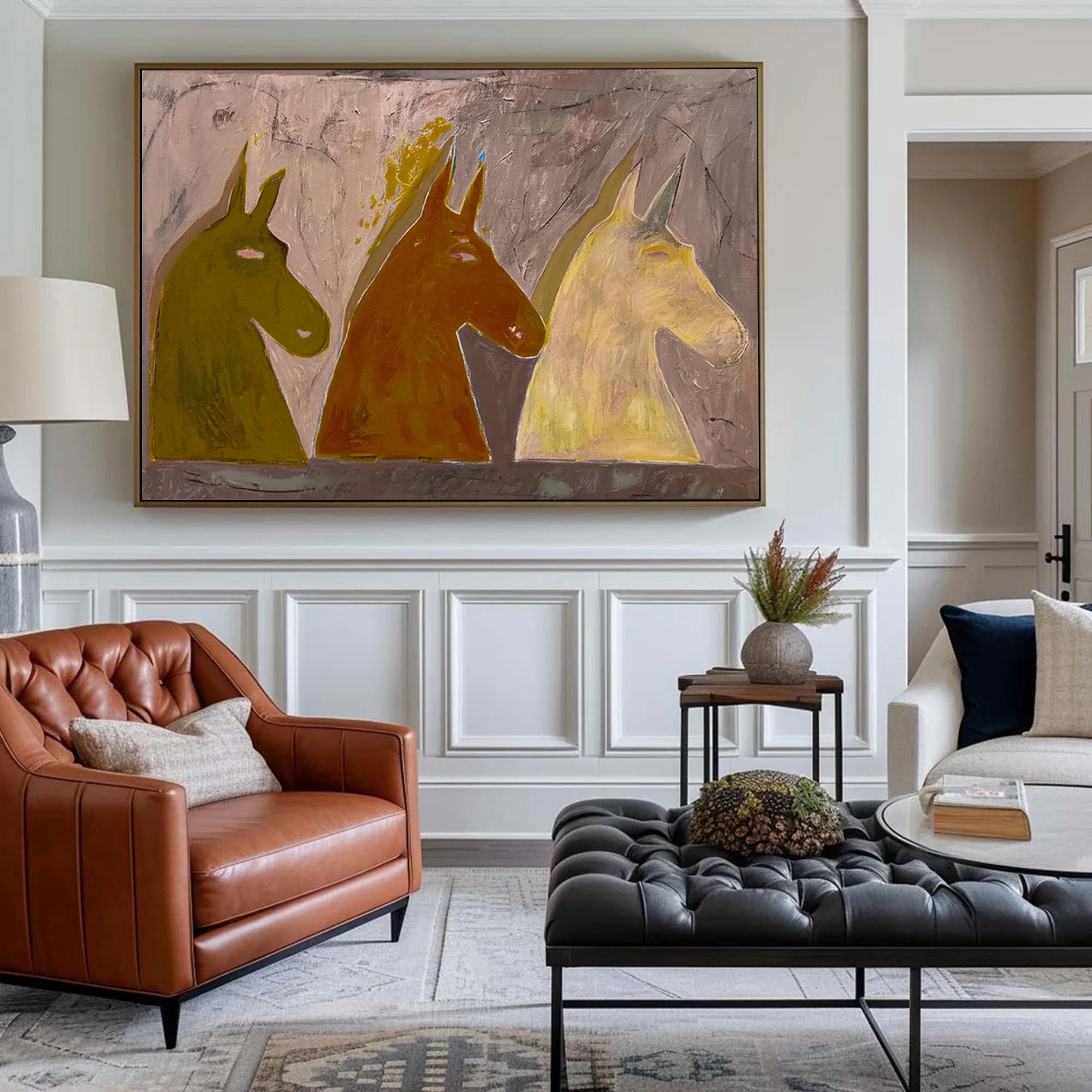 Large Modern Horse Art | KelorArt #AG 189