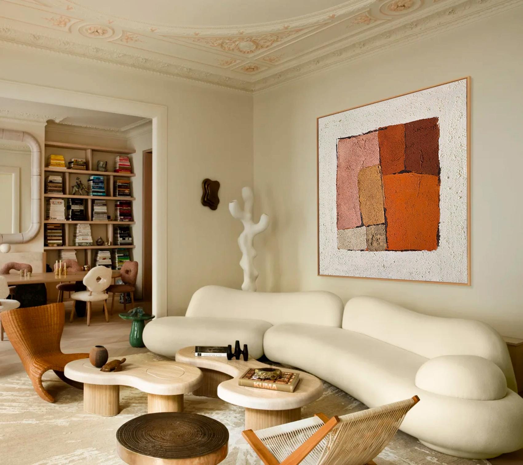 Large Abstract Earth Tones | KelorArt #AG 184