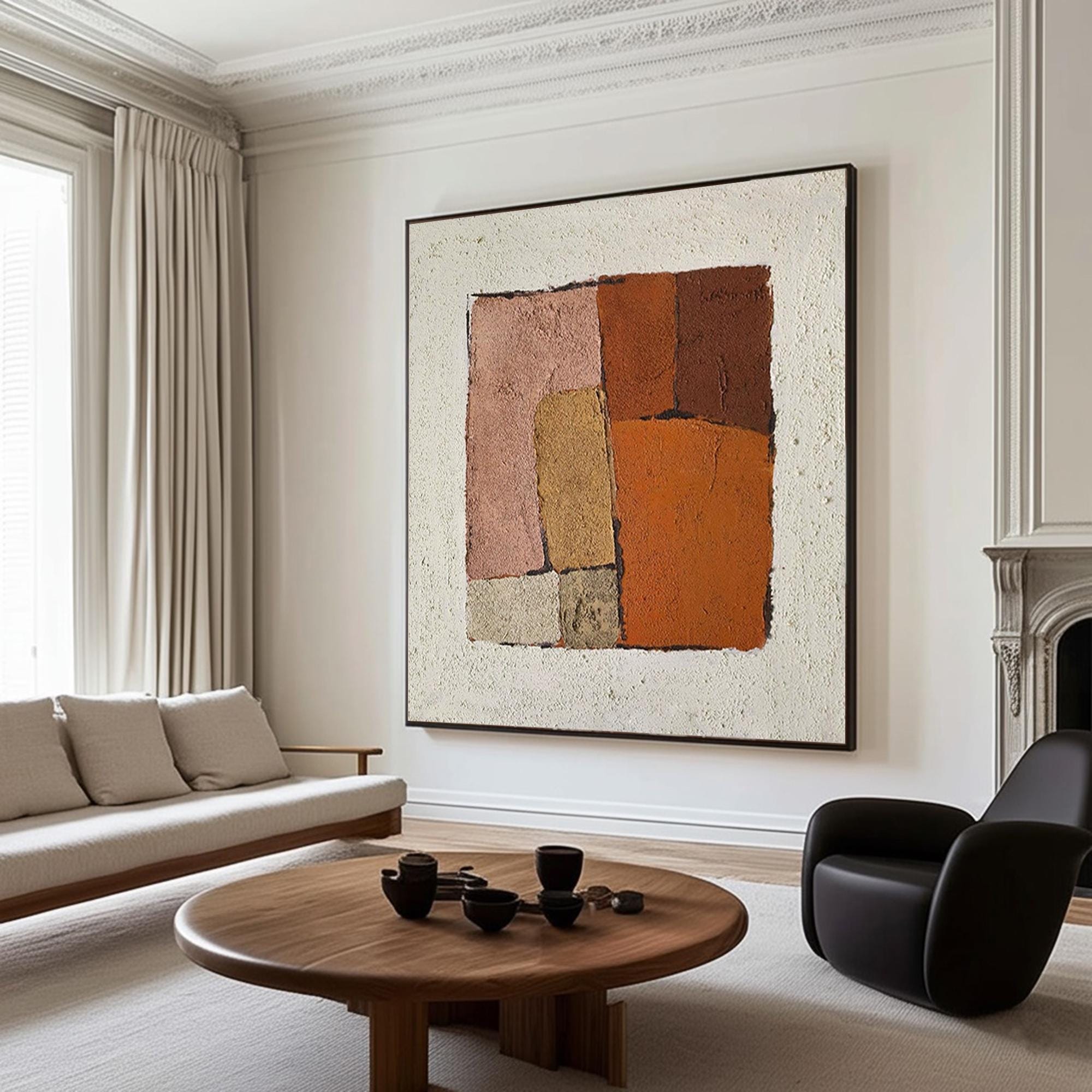 Large Abstract Earth Tones | KelorArt #AG 184