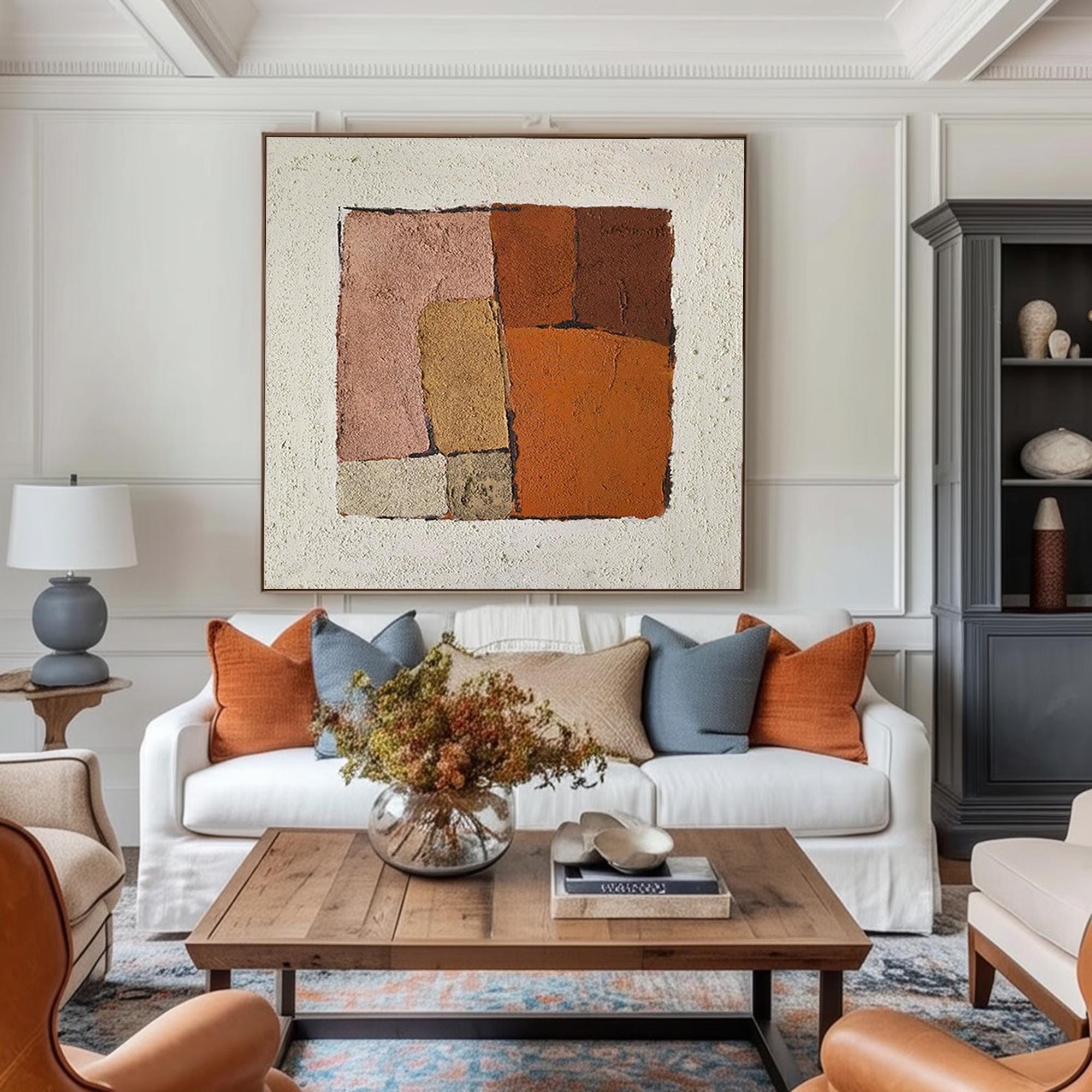 Large Abstract Earth Tones | KelorArt #AG 184