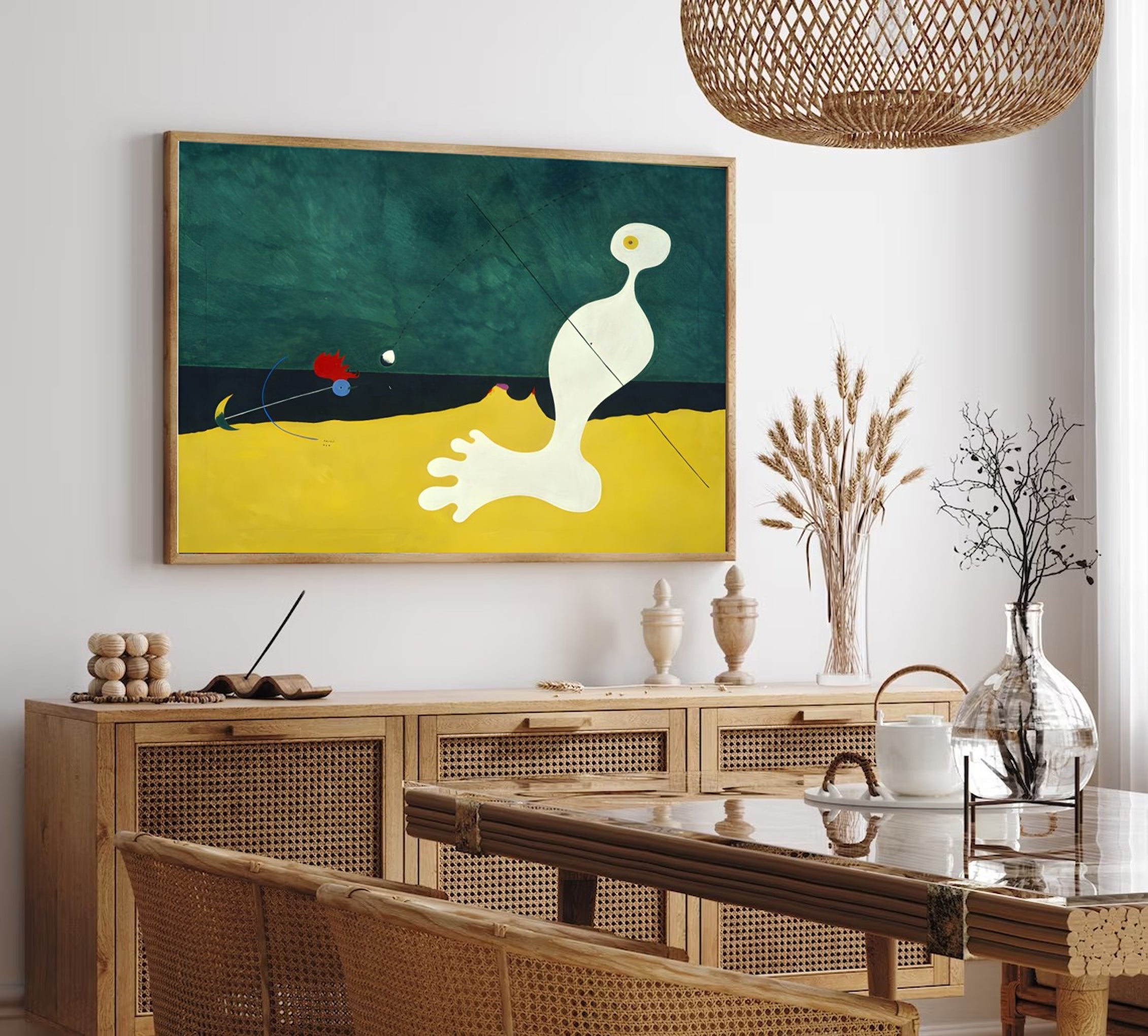 فن جداري تجريدي سريالي لديكور المنزل المعاصر #MC004