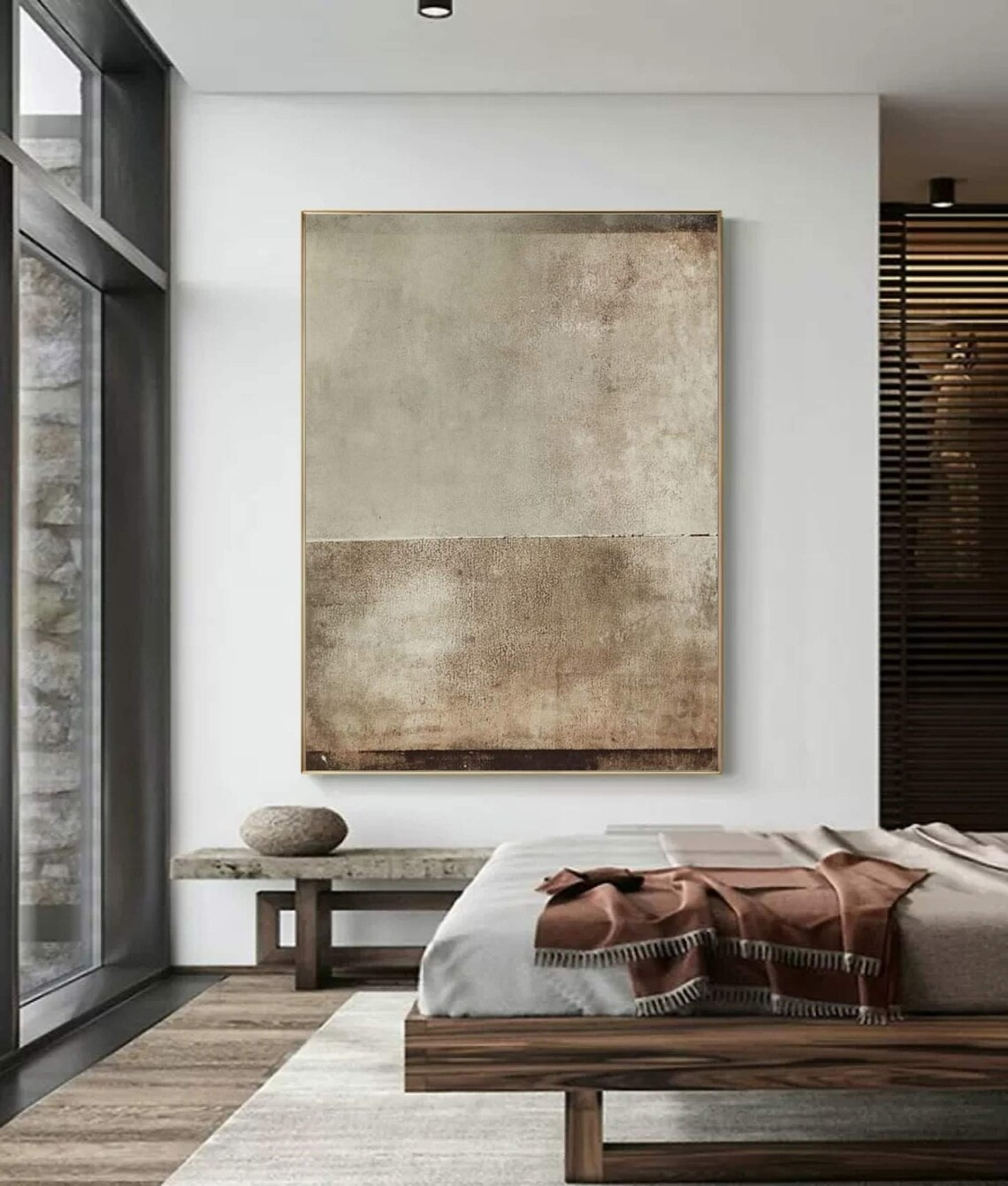 ديكور حائط هندسي تجريدي متوازن، بسيط، #MM251