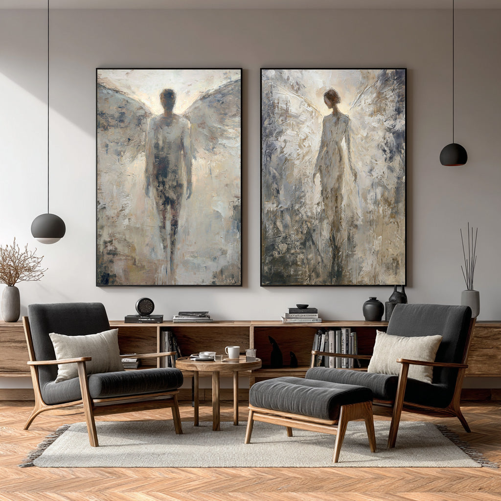 Modern Farmhouse Angelic Wall Art #AG 024