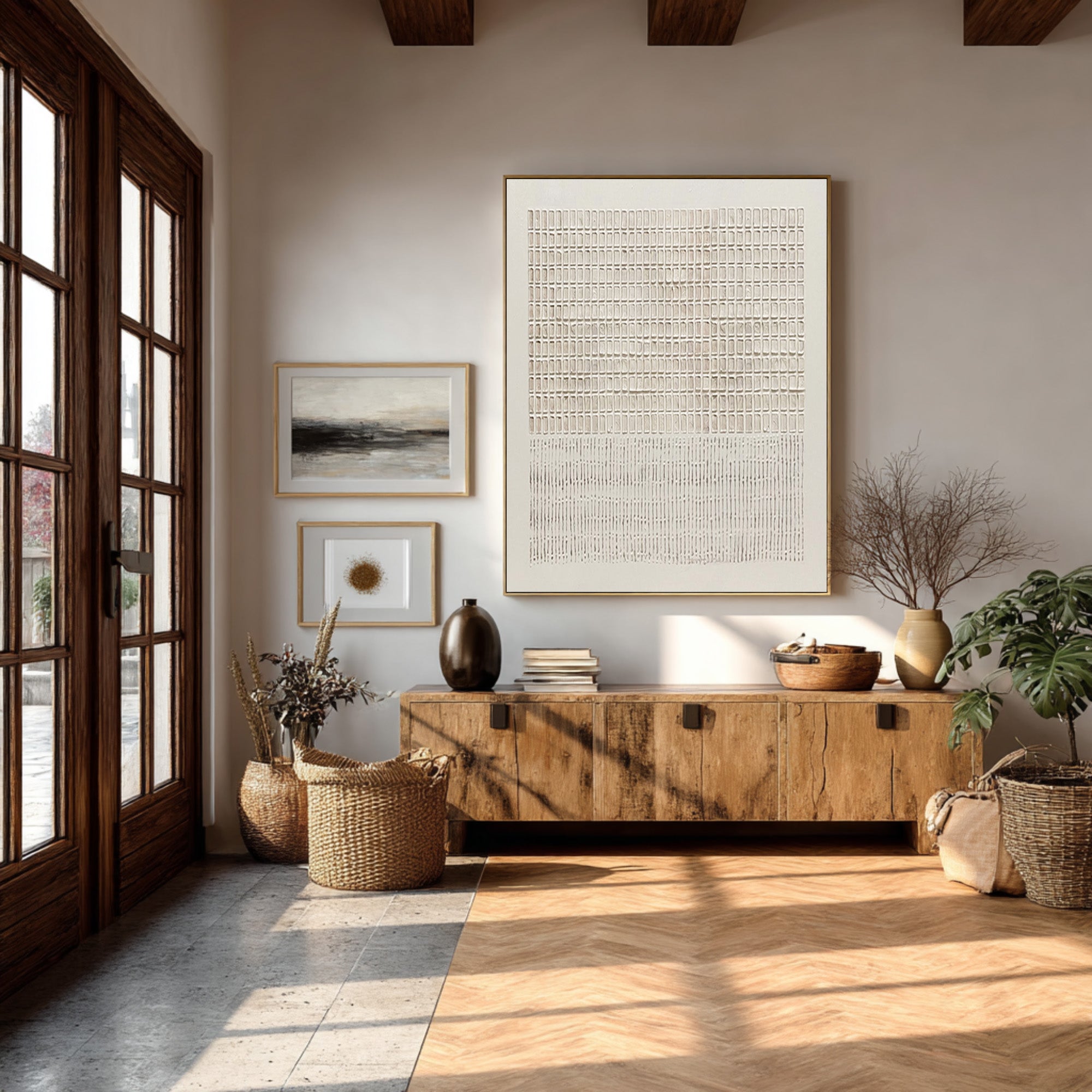 Minimal Abstract Wall Art - Parisian Style Decor | KelorArt